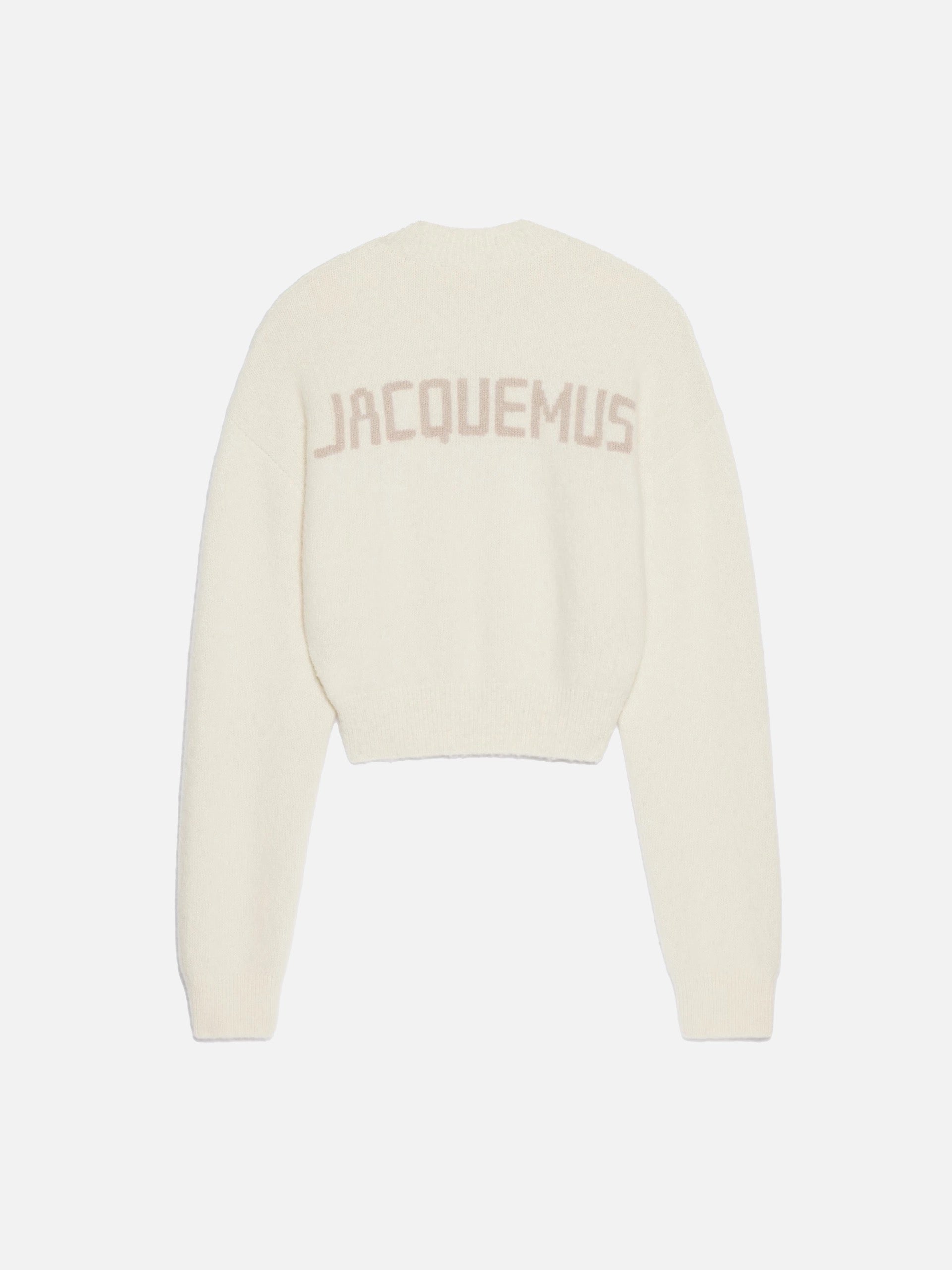 JACQUEMUS - Pullover mit Logo für Damen Light Beige