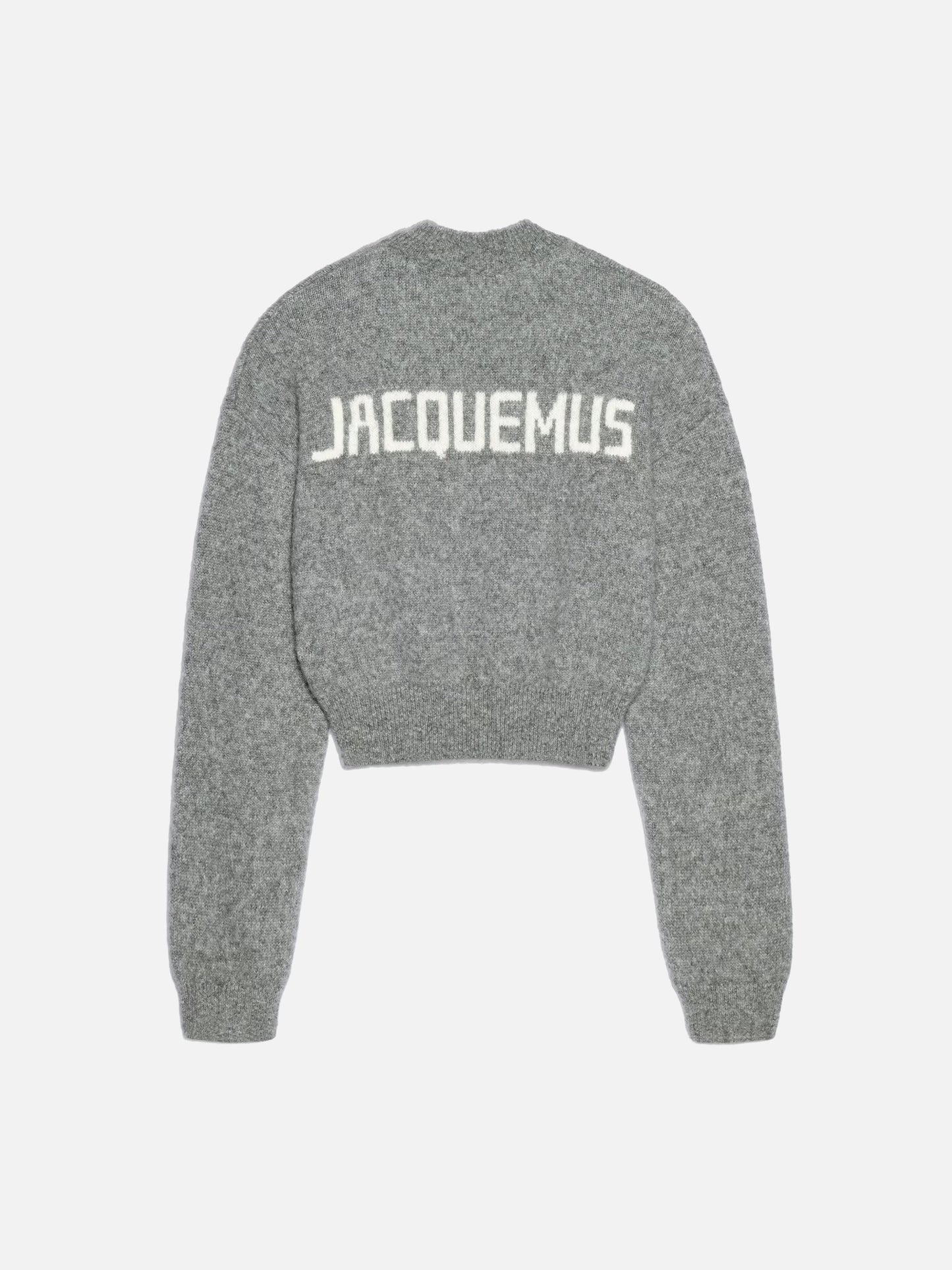 JACQUEMUS - Pullover mit Logo für Damen Grau – Gray