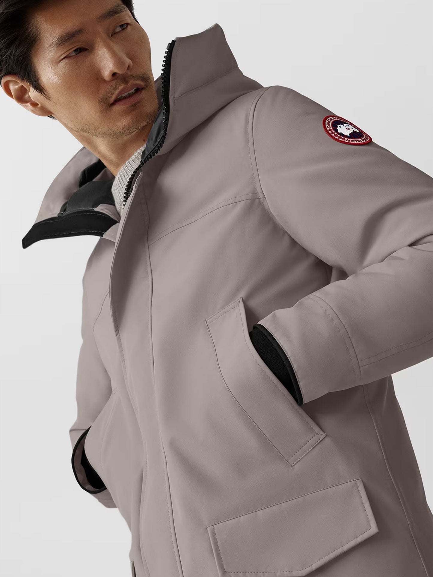 CANADA GOOSE - Langford Parka für Herren Hellgrau – Light gray