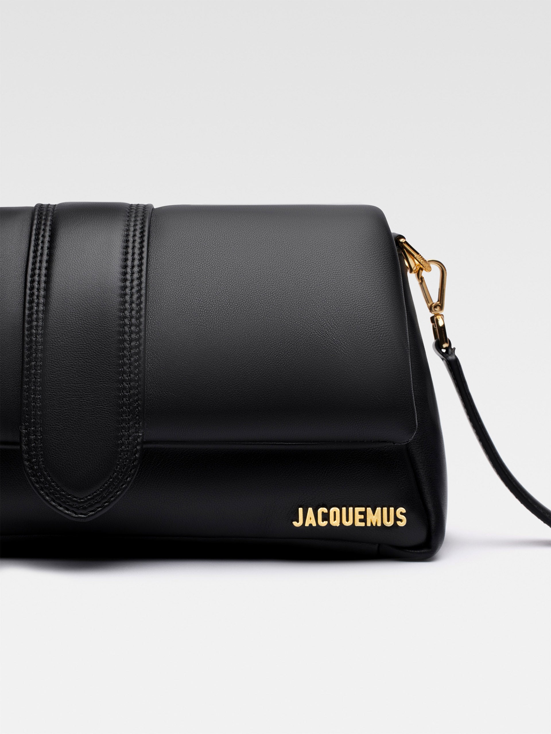 JACQUEMUS - Schultertasche Le Bambimou aus Leder Schwarz – Black