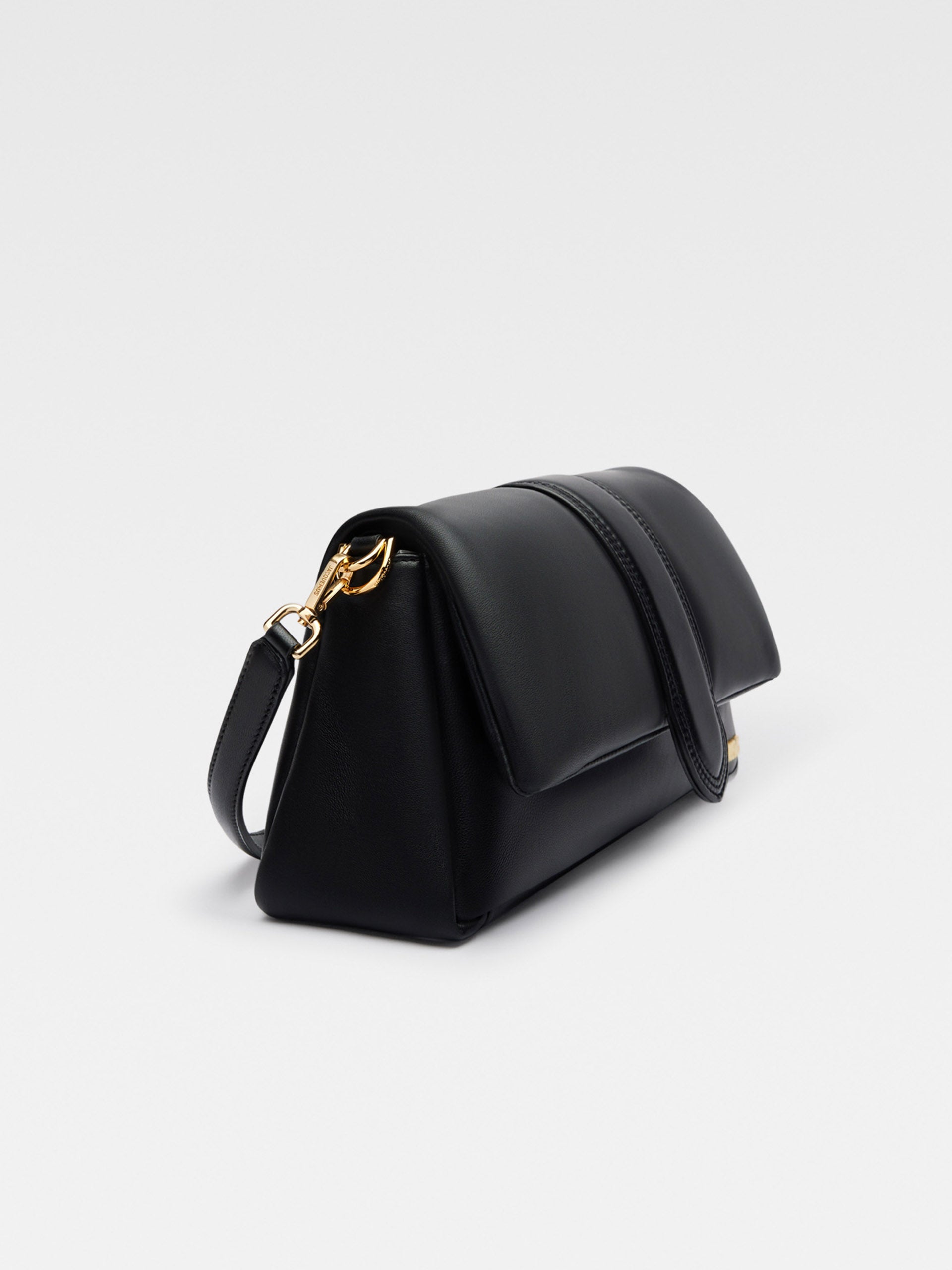 JACQUEMUS - Schultertasche Le Bambimou aus Leder Schwarz – Black