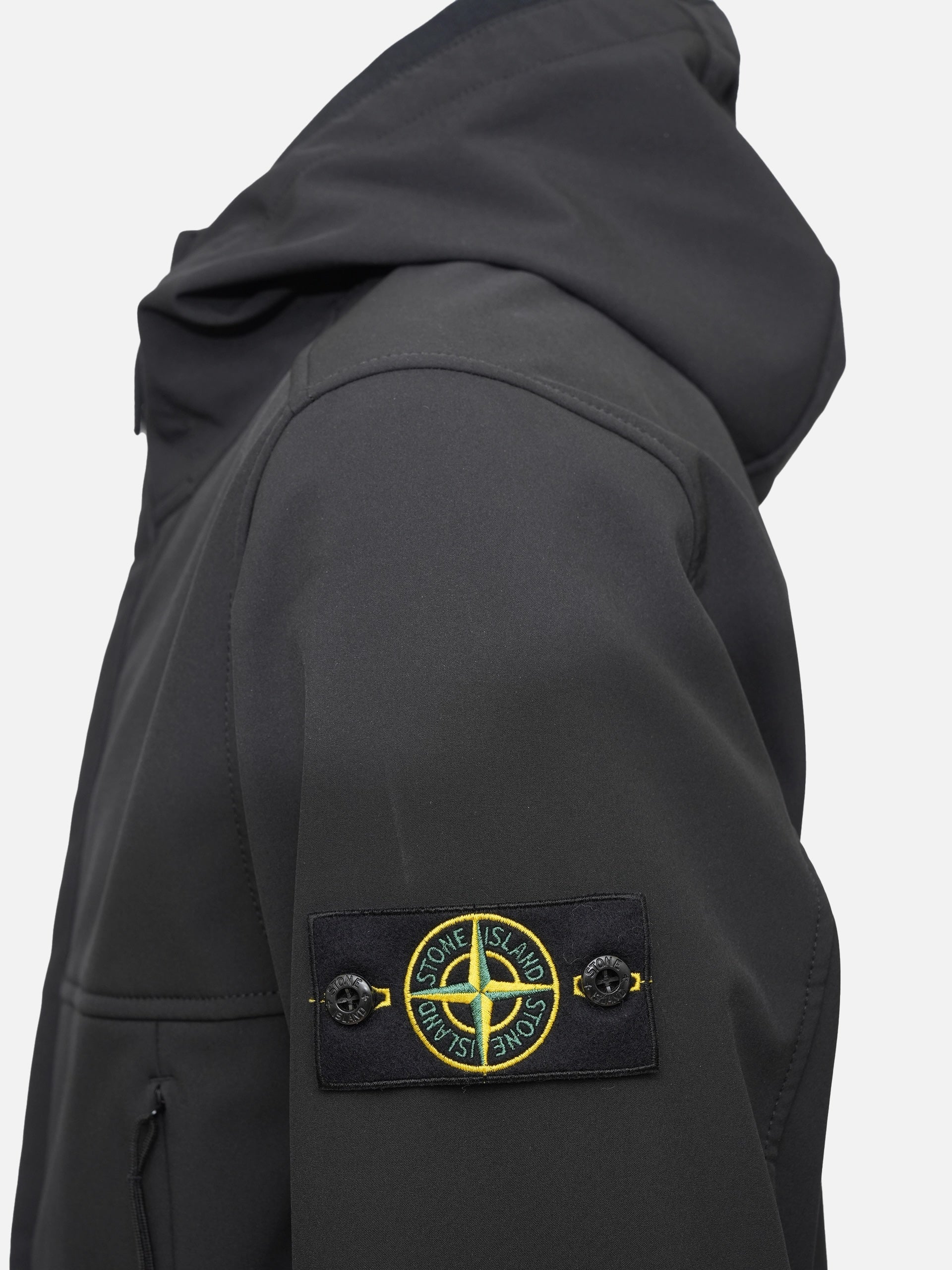 STONE ISLAND - Softshelljacke mit Kapuze für Herren