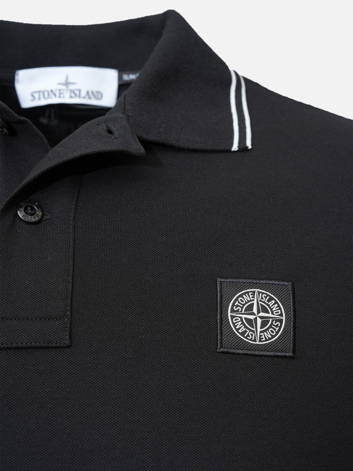 STONE ISLAND - Langärmliges Poloshirt für Herren