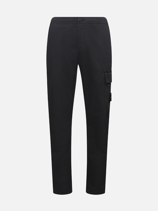 STONE ISLAND - Cargohose Ghost für Herren Schwarz – Black