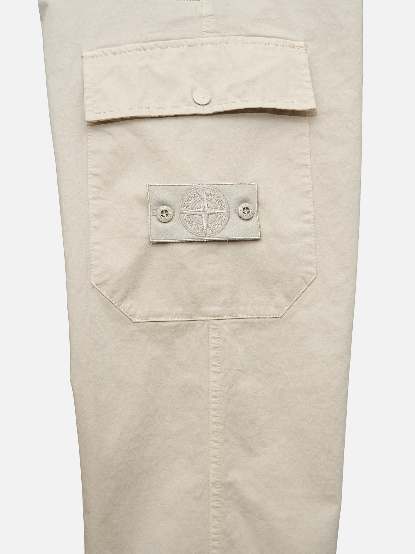 STONE ISLAND - Cargohose Ghost für Herren Hellbeige – Light beige