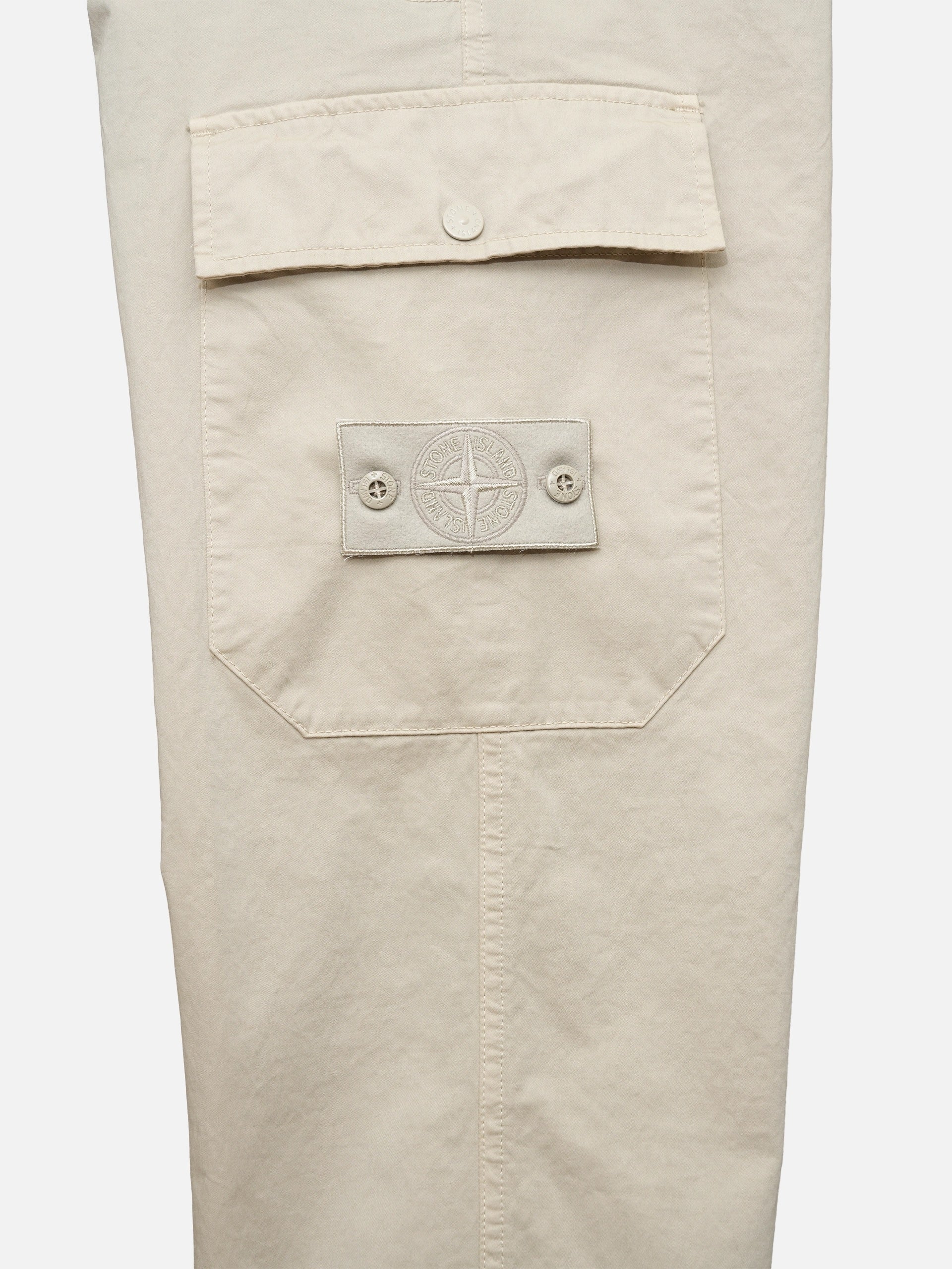 STONE ISLAND - Cargohose Ghost für Herren Hellbeige – Light beige