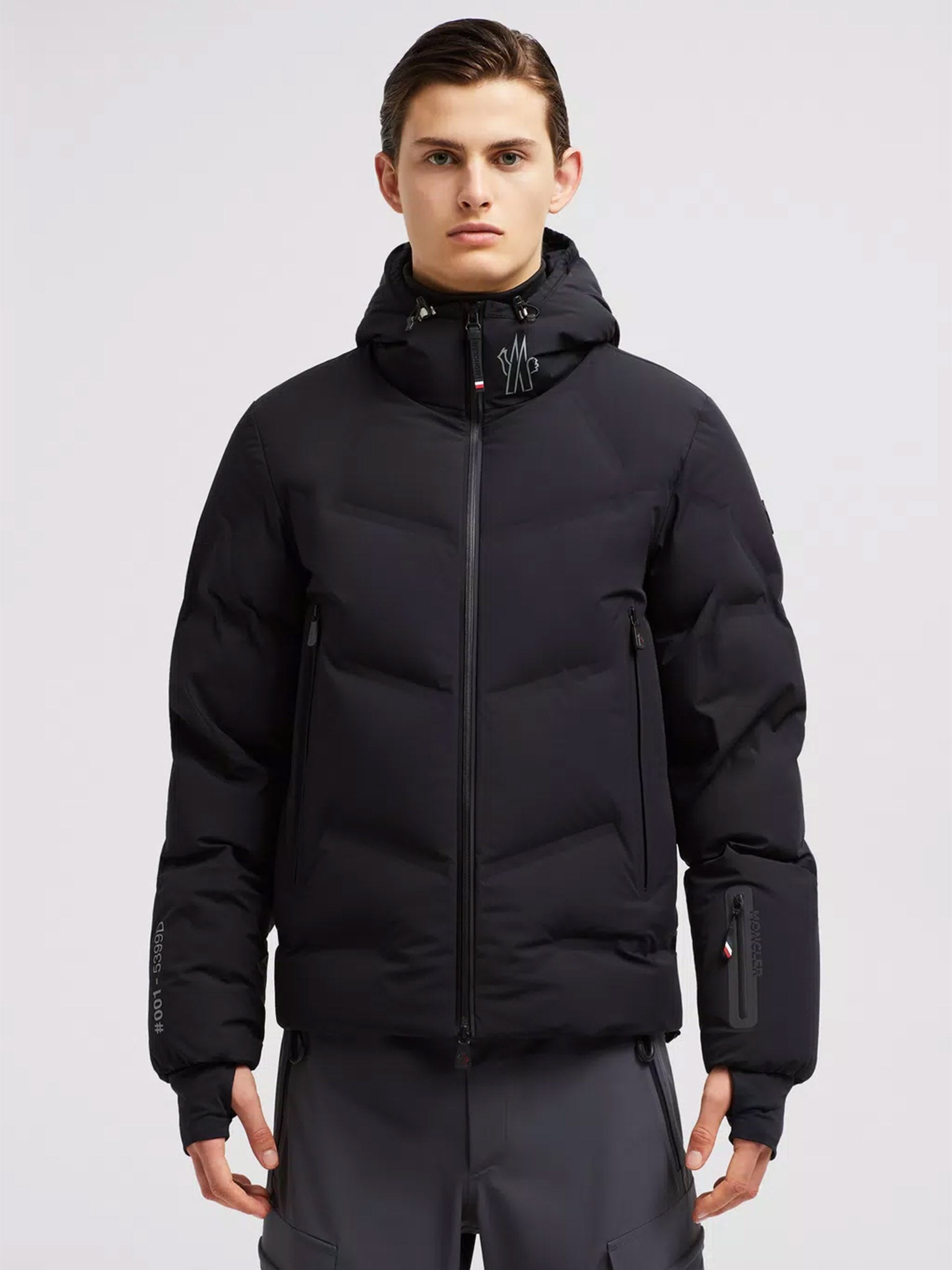 MONCLER GRENOBLE - Daunen-Skijacke Arcesaz für Herren Schwarz –Black