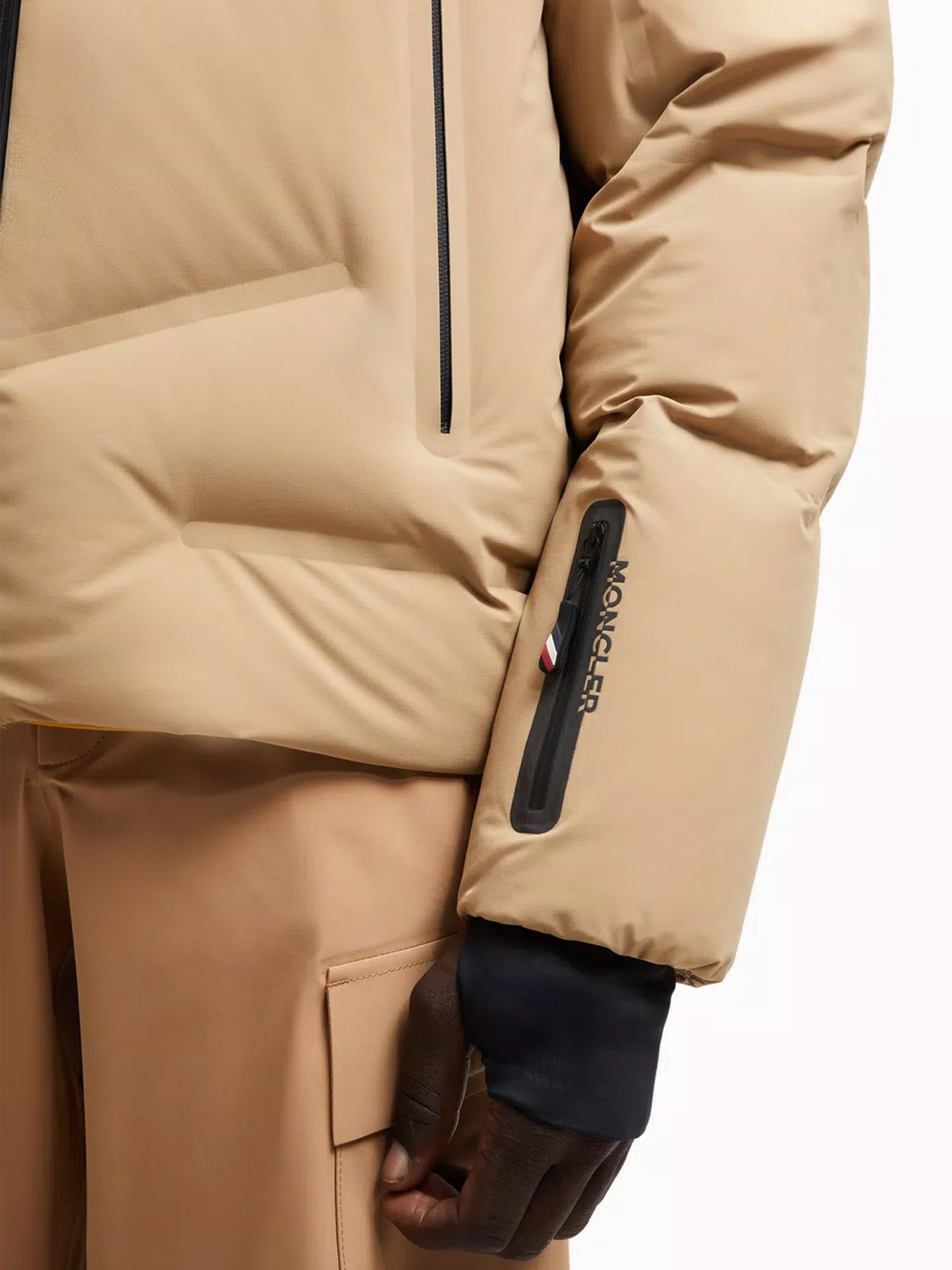 MONCLER GRENOBLE - Daunen-Skijacke Arcesaz für Herren Beige