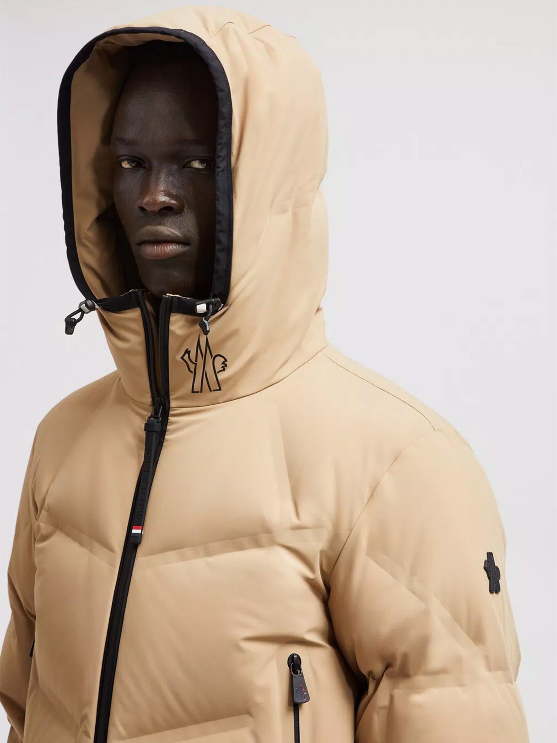 MONCLER GRENOBLE - Daunen-Skijacke Arcesaz für Herren Beige