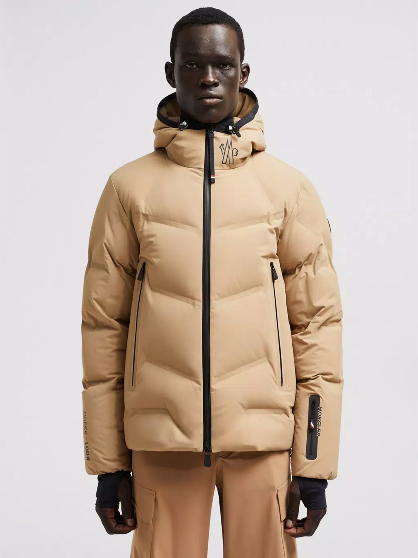 MONCLER GRENOBLE - Daunen-Skijacke Arcesaz für Herren Beige