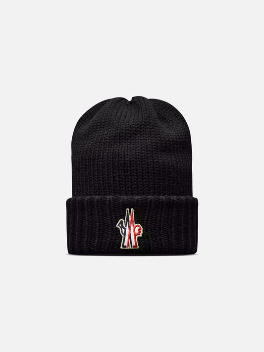 MONCLER GRENOBLE - Beanie-Mütze mit Logo für Herren