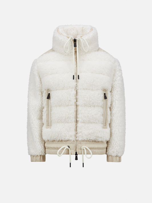 MONCLER GRENOBLE - Daunenjacke aus Teddy-Stoff für Damen