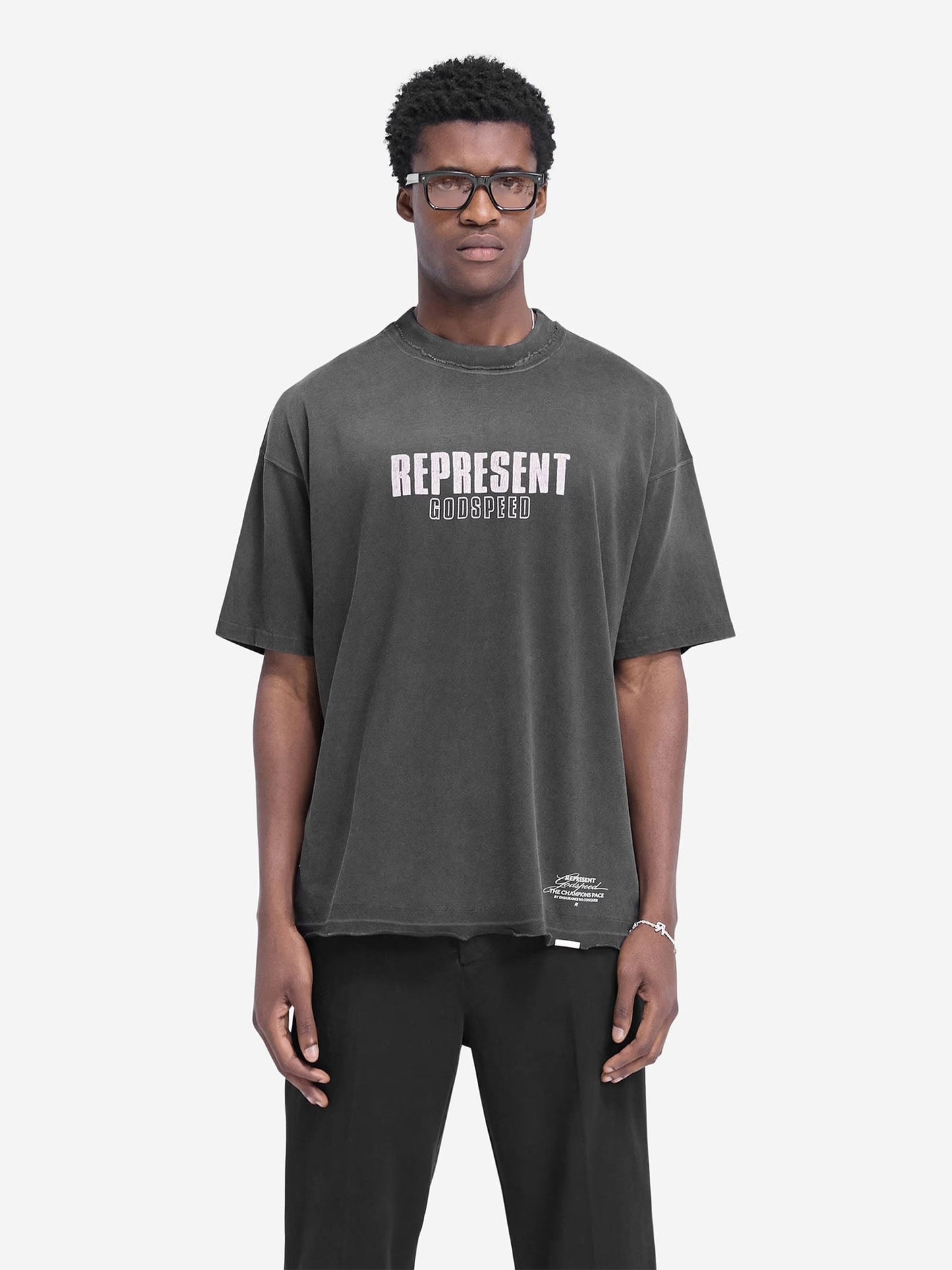 REPRESENT - T-Shirt Godspeed für Herren Schwarz – Black