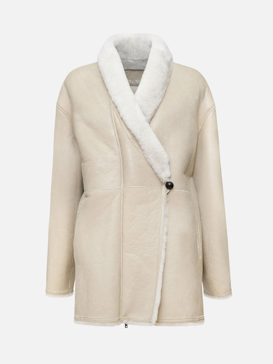 ISABEL MARANT - Jacke Elanore aus Shearling für Damen in Ecru