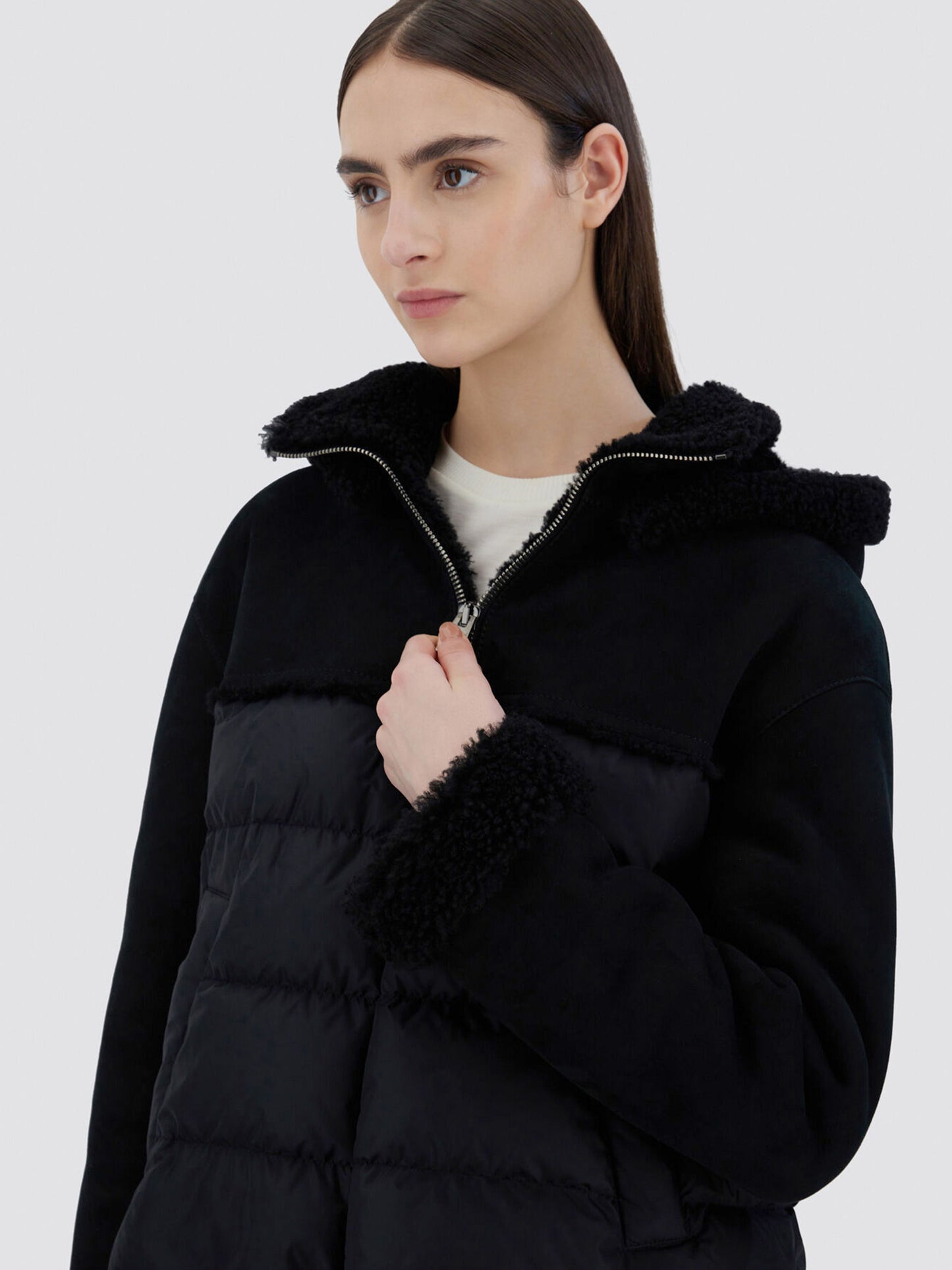 HERNO - Daunen-Lammfelljacke für Damen