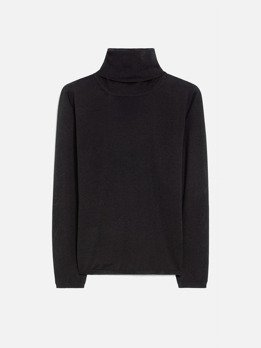 MAX MARA - Rollkragenpullover Saluto für Damen Schwarz – Black