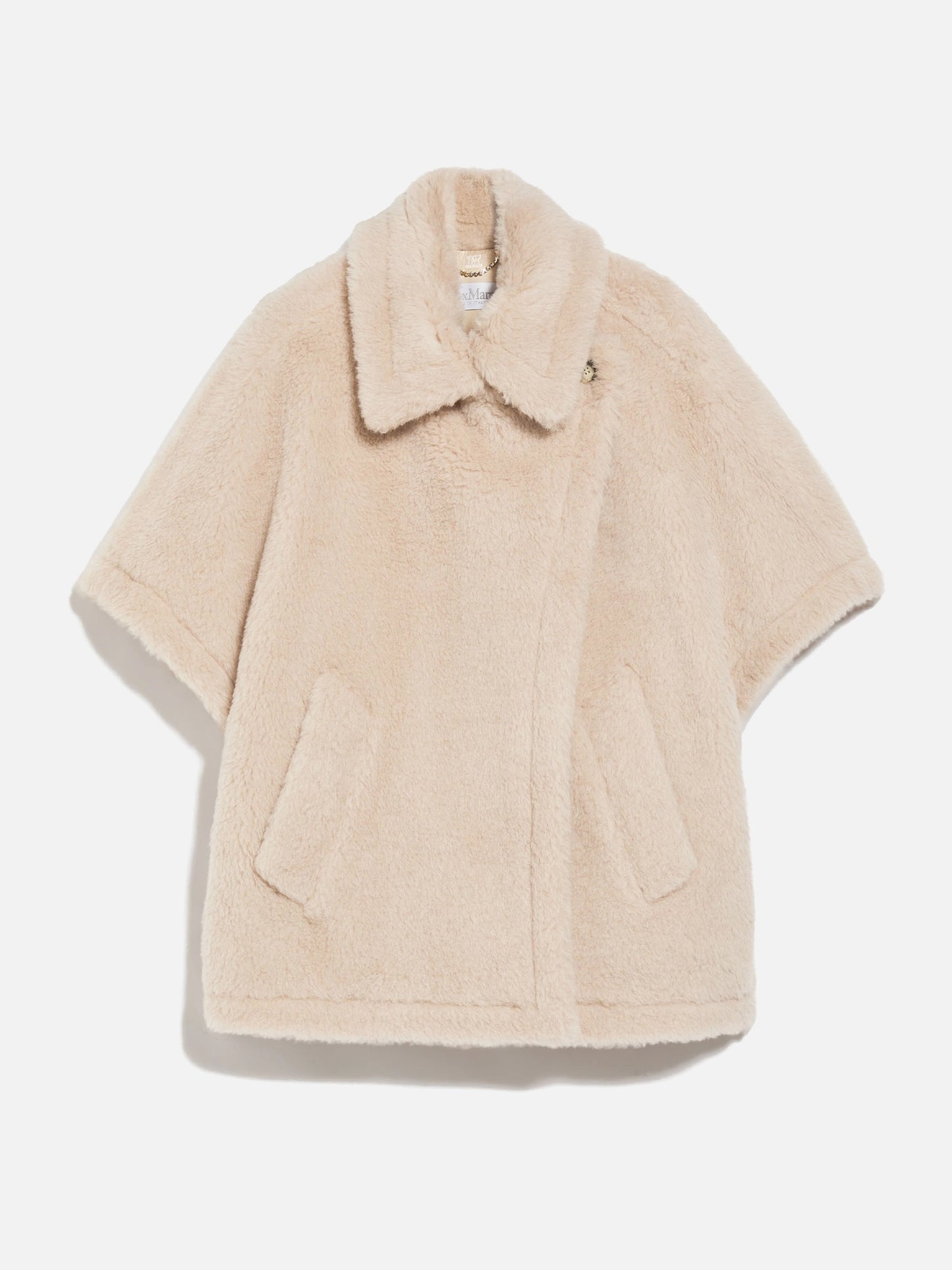 MAX MARA - Cape aus Teddy-Stoff Tebe für Damen Sand