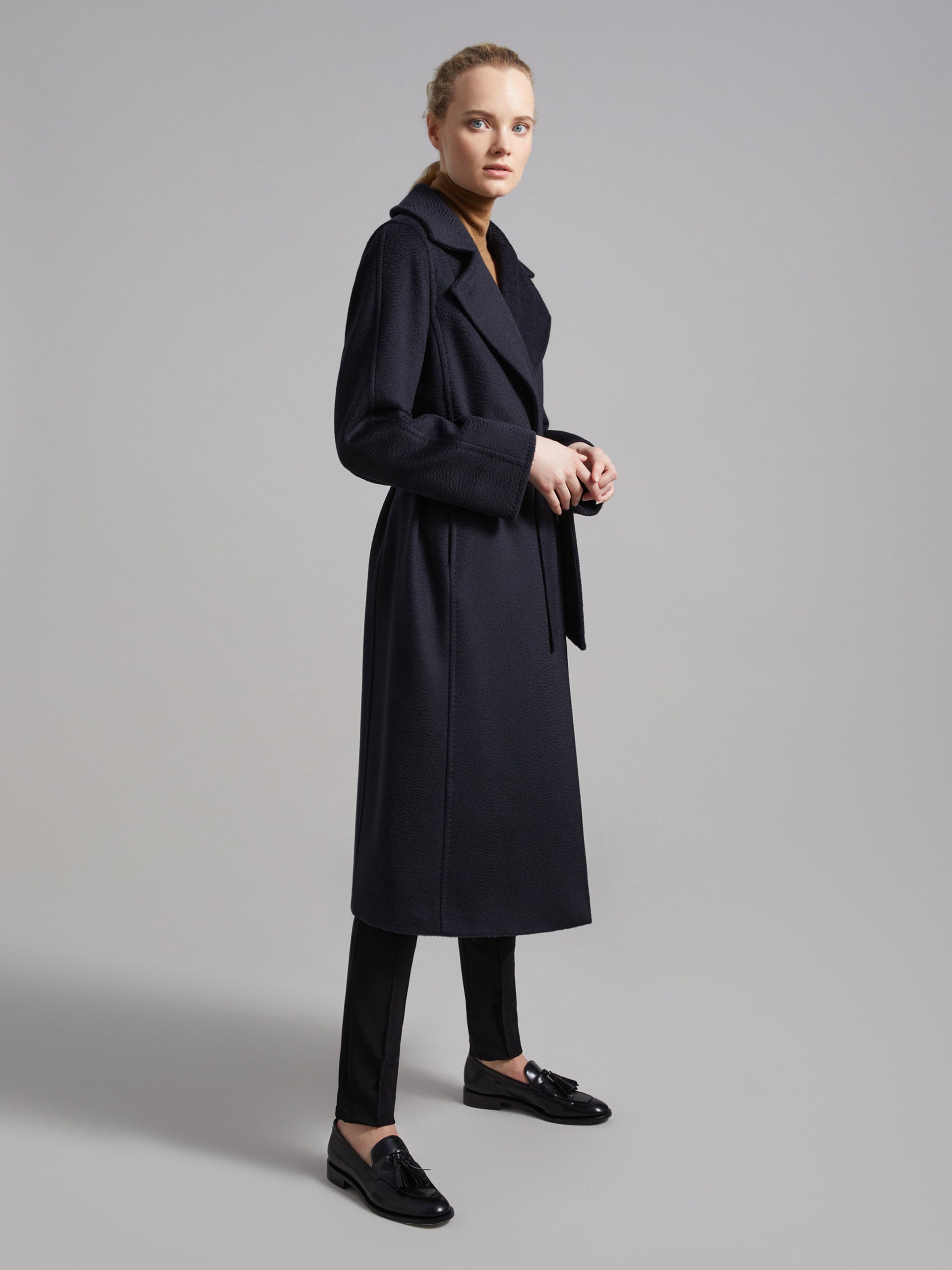 MAX MARA - Mantel Manuela aus Kamelhaar für Damen Dunkelblau – Dark blue