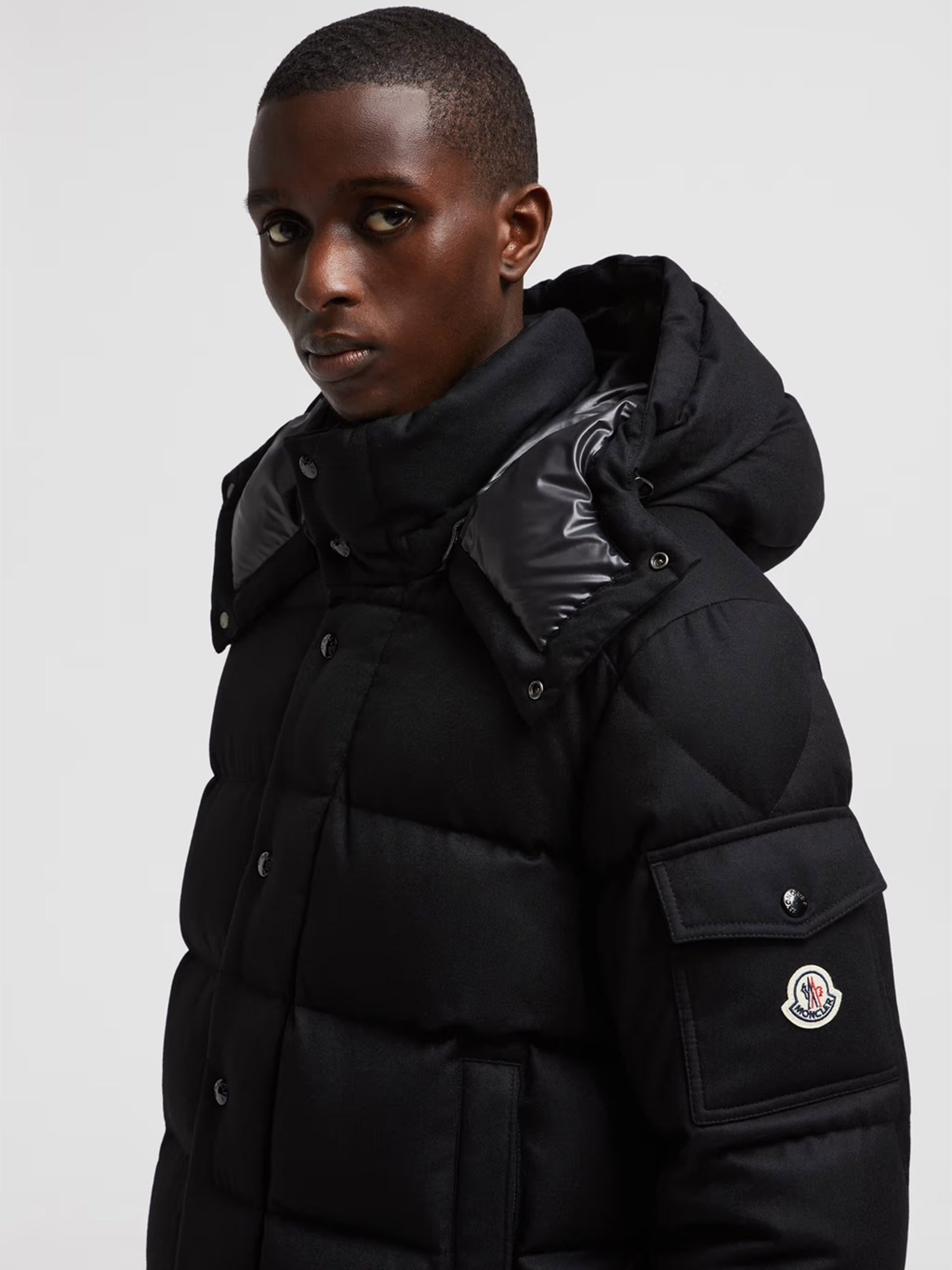 MONCLER - Daunenjacke Vezere aus Flanell für Herren