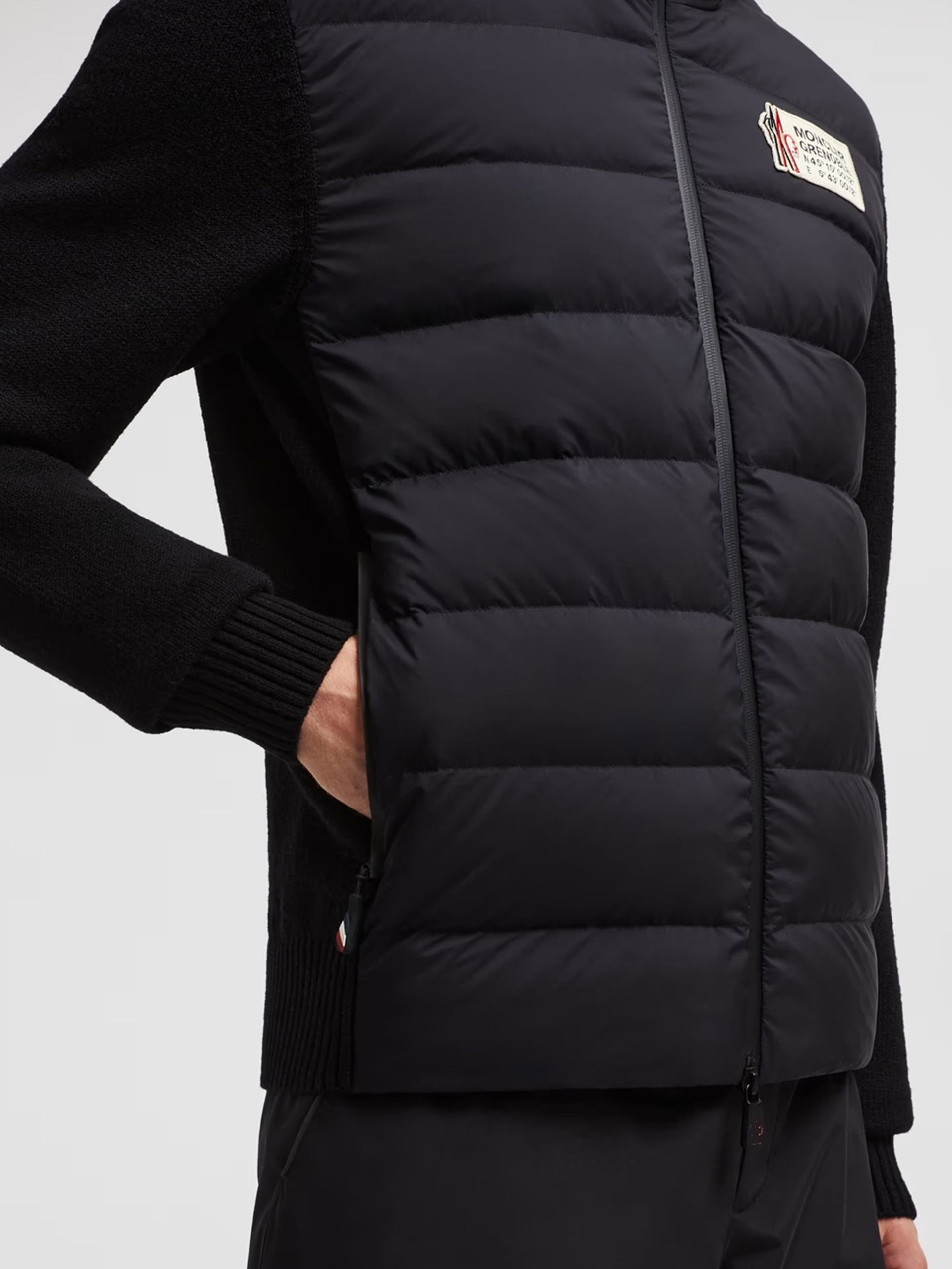 MONCLER GRENOBLE - Daunen-Strickjacke für Herren