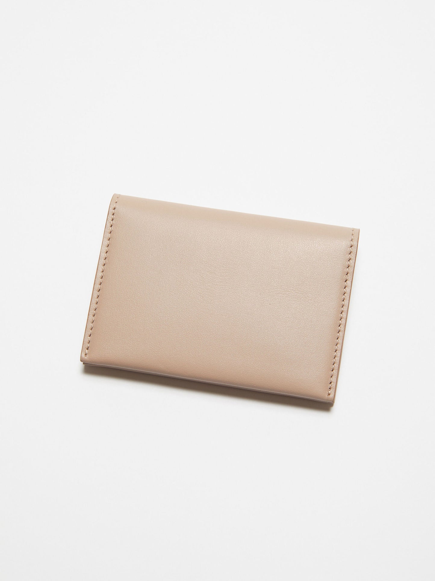 ACNE STUDIOS - Faltbare Geldtasche aus Leder Beige