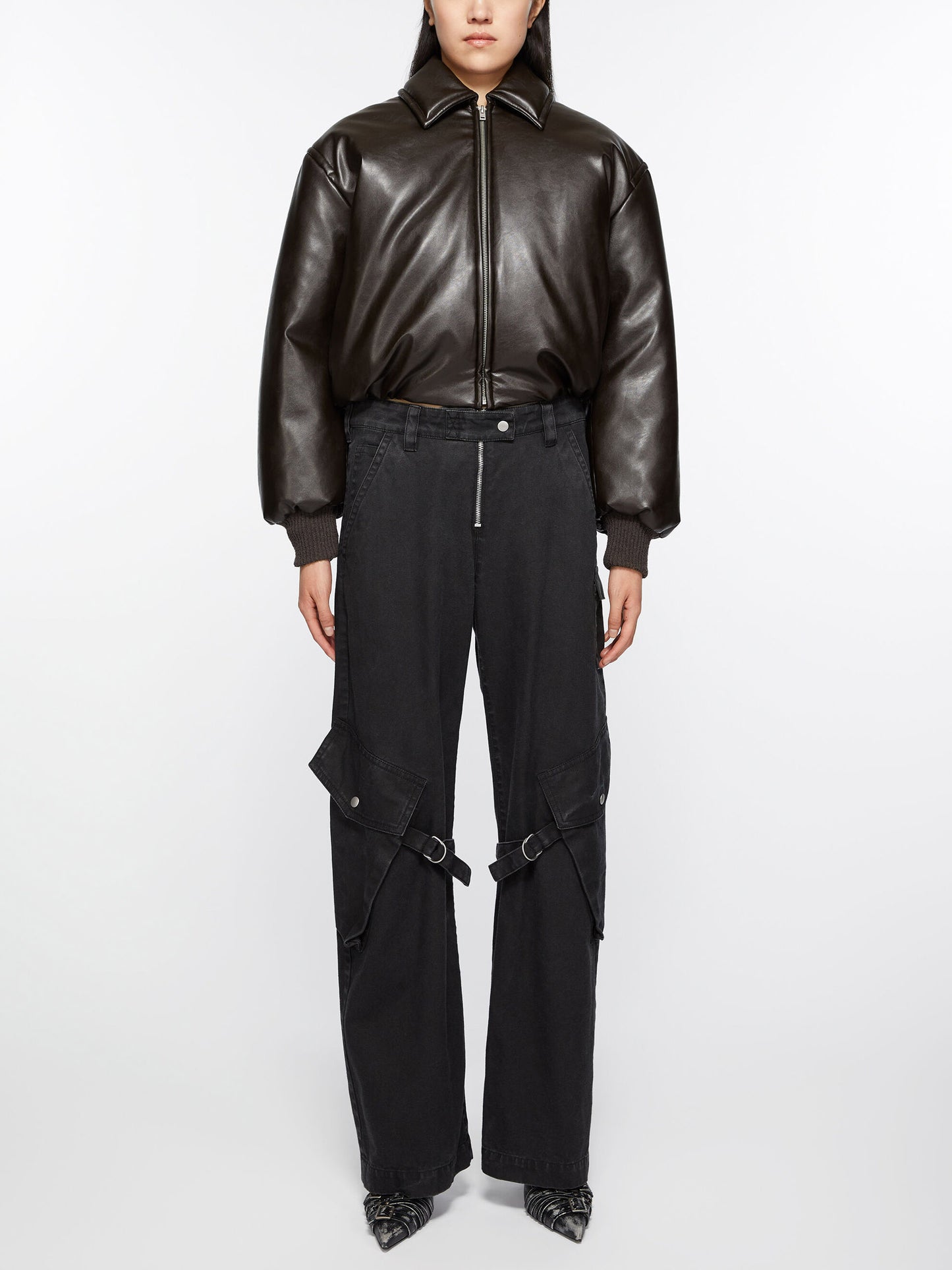 ACNE STUDIOS - Beschichtete Bomberjacke für Damen