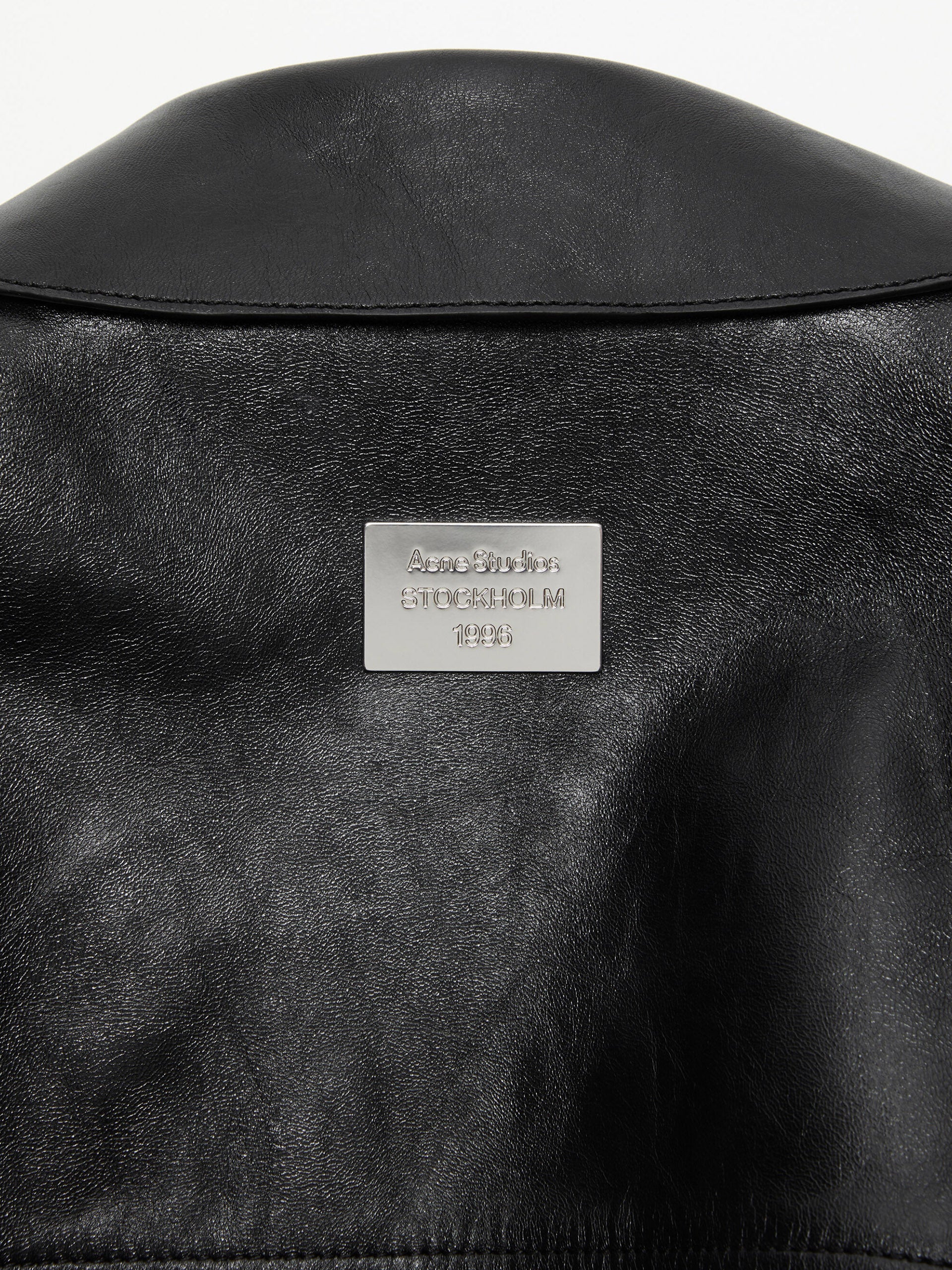 ACNE STUDIOS - Lederjacke mit Logo-Detail für Damen