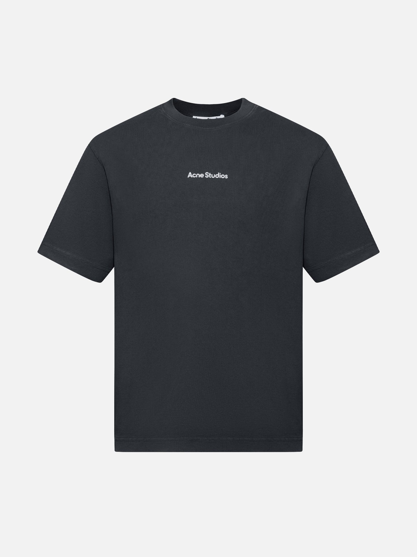 ACNE STUDIOS - Unisex Logo T-Shirt im Relaxed-Fit Schwarz - Black