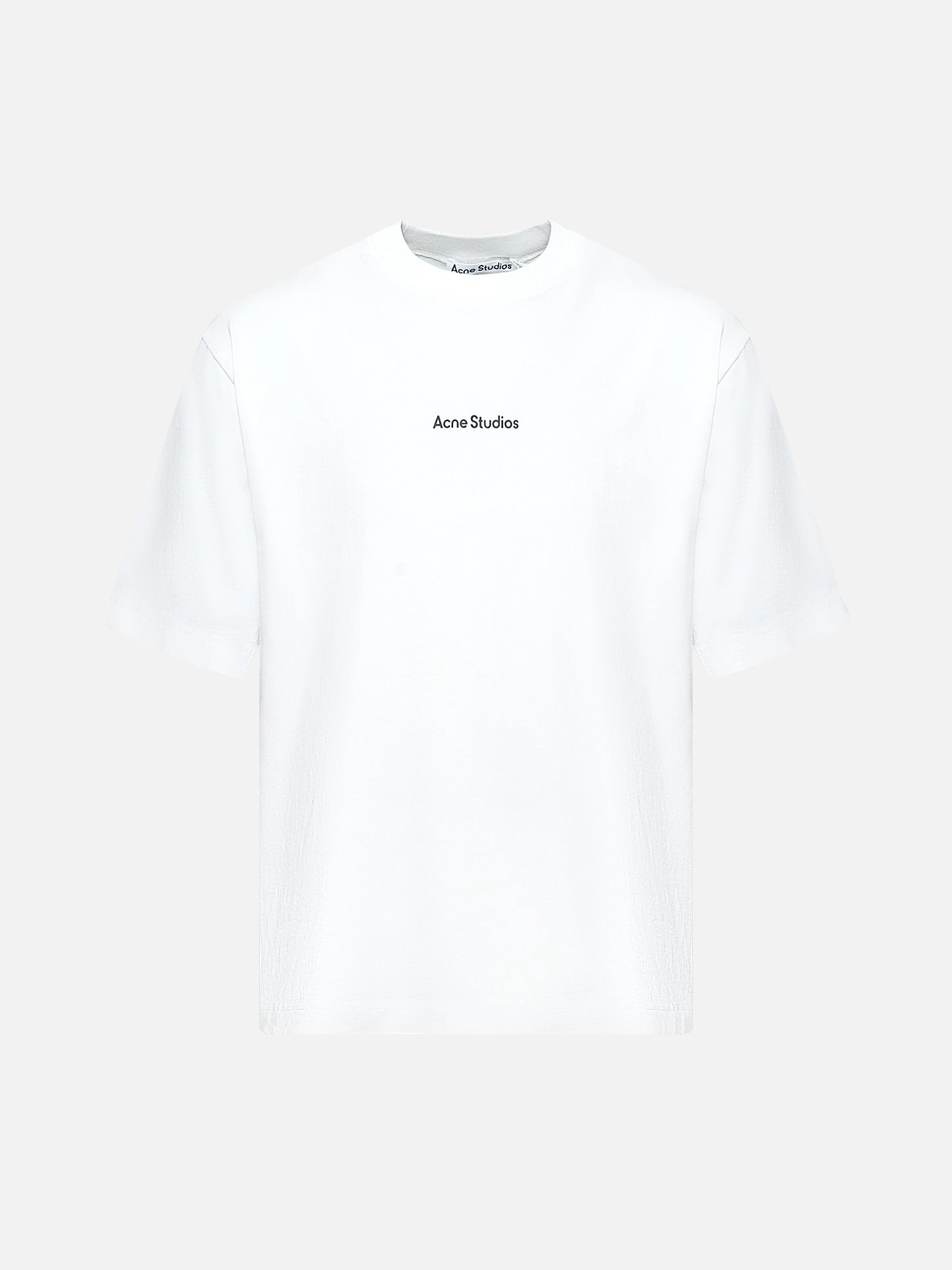 ACNE STUDIOS - Unisex Logo T-Shirt im Relaxed-Fit Weiss - White