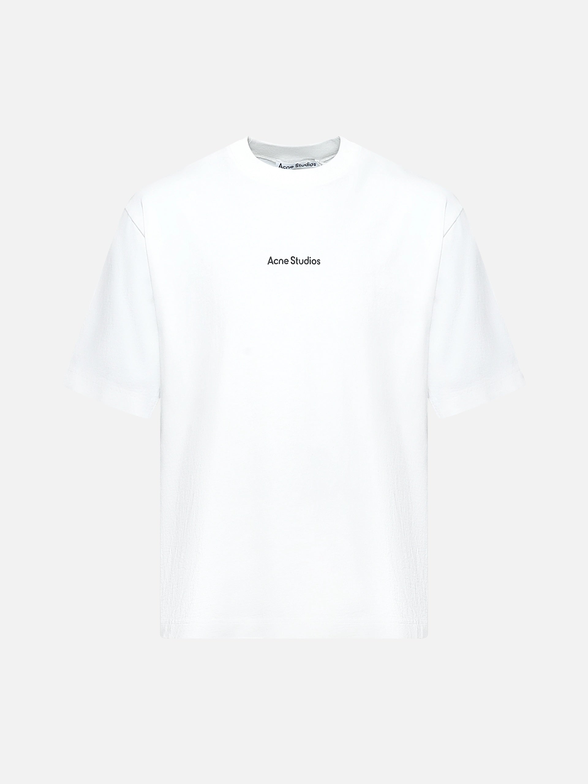 ACNE STUDIOS - Unisex Logo T-Shirt im Relaxed-Fit Weiss - White