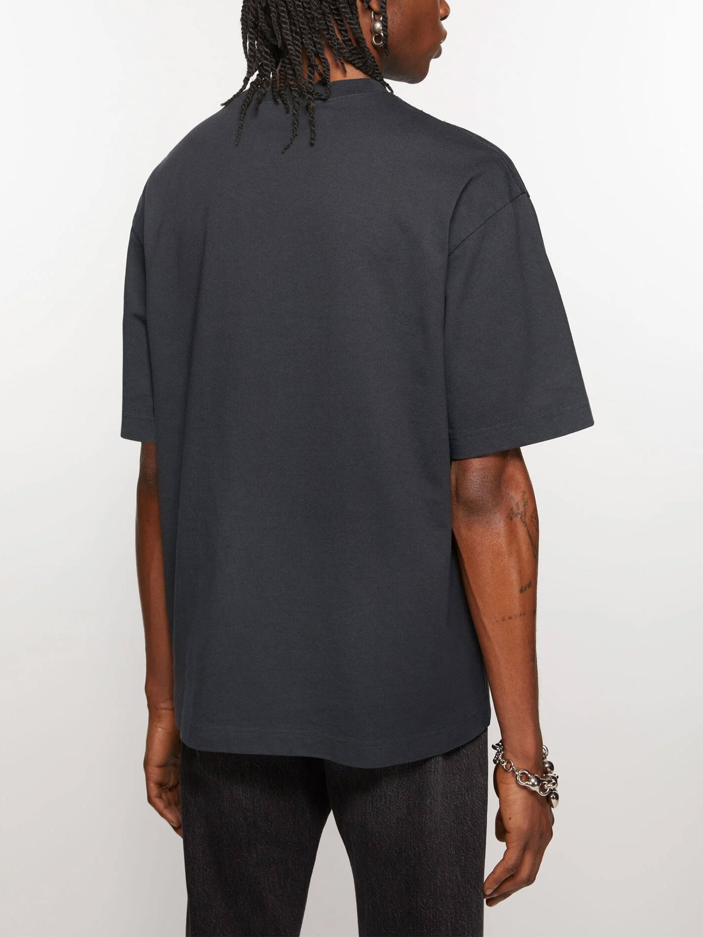 ACNE STUDIOS - Unisex Logo T-Shirt im Relaxed-Fit Schwarz - Black