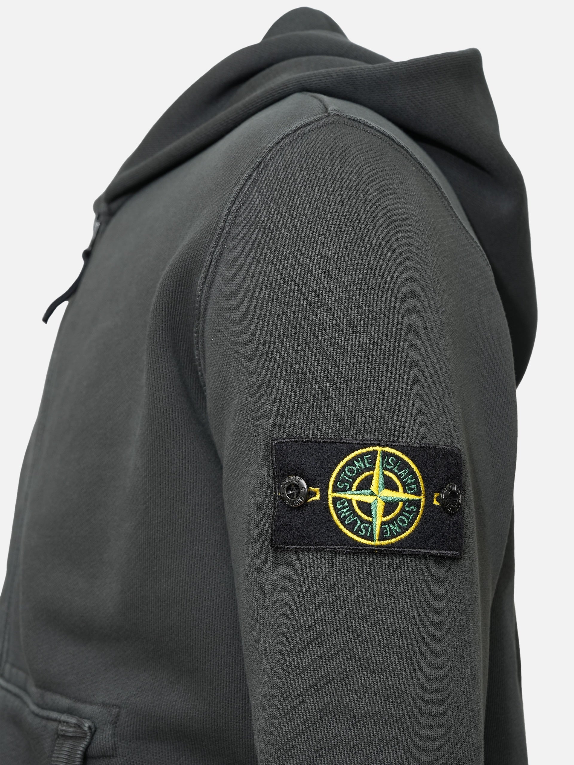 STONE ISLAND - Kapuzenjacke mit Logo-Patch für Herren