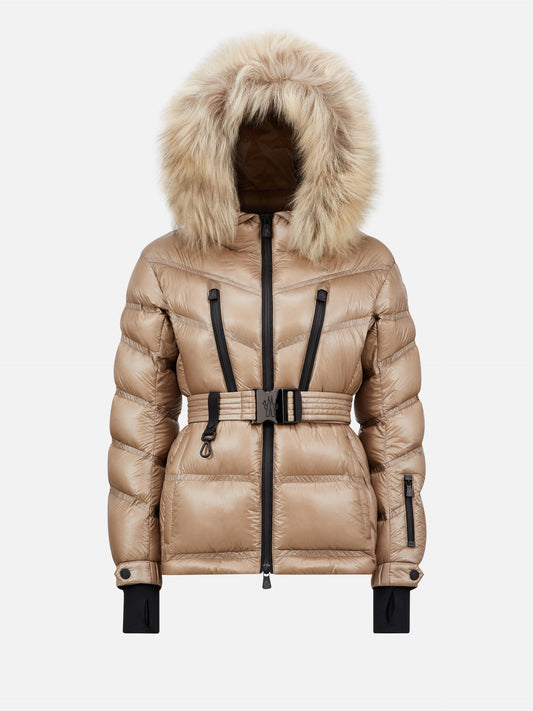 MONCLER GRENOBLE - Skijacke Bernins mit Pelz für Damen