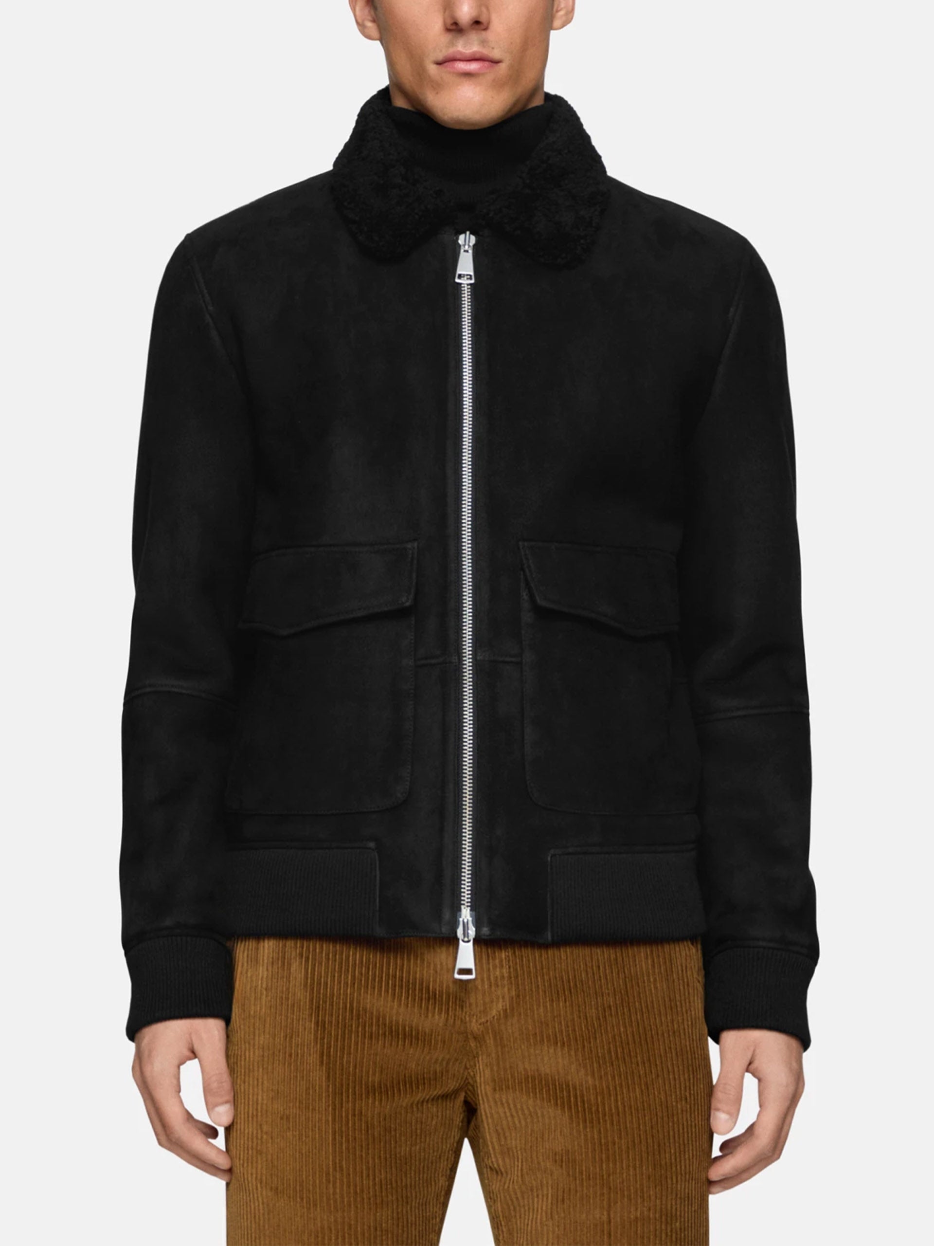 DONDUP - Shearling-Lederjacke für Herren