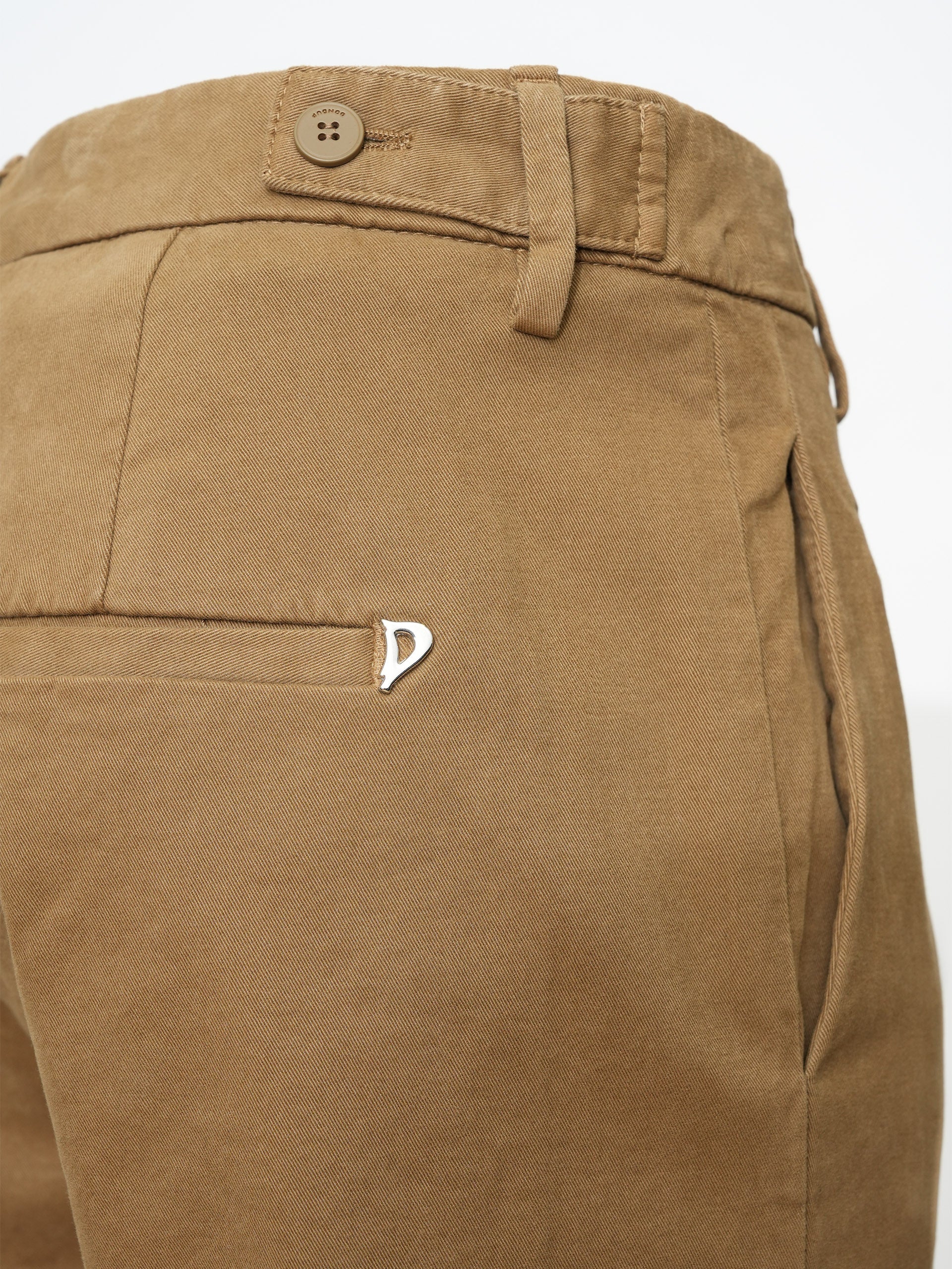 DONDUP - Hose Ariel aus Stretch-Baumwolle für Damen Camel