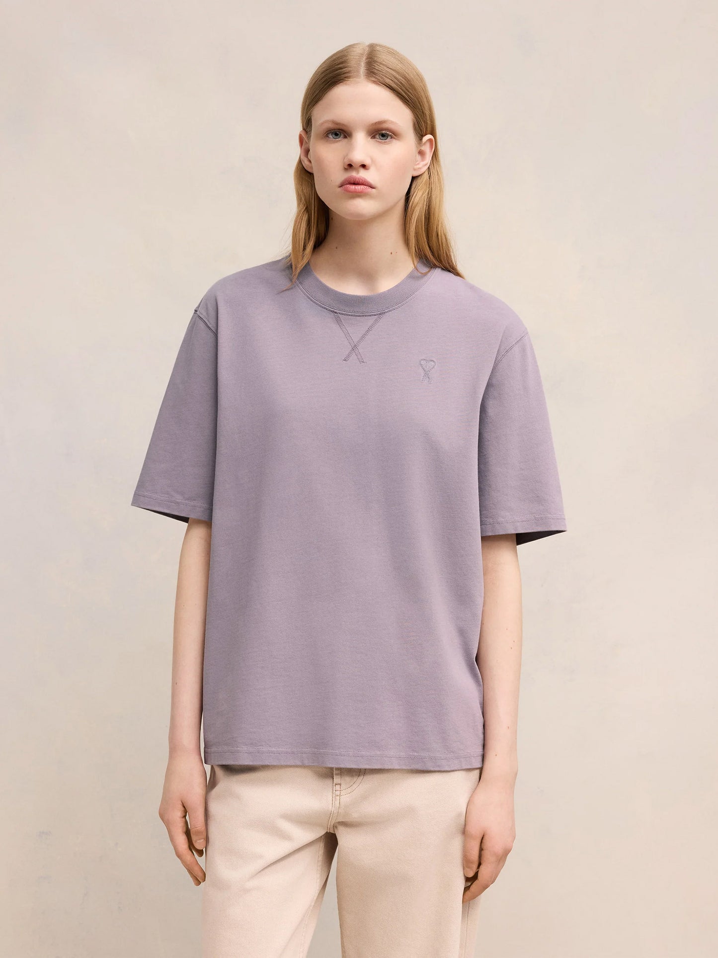 AMI PARIS - Oversized T-Shirt Ami De Coeur