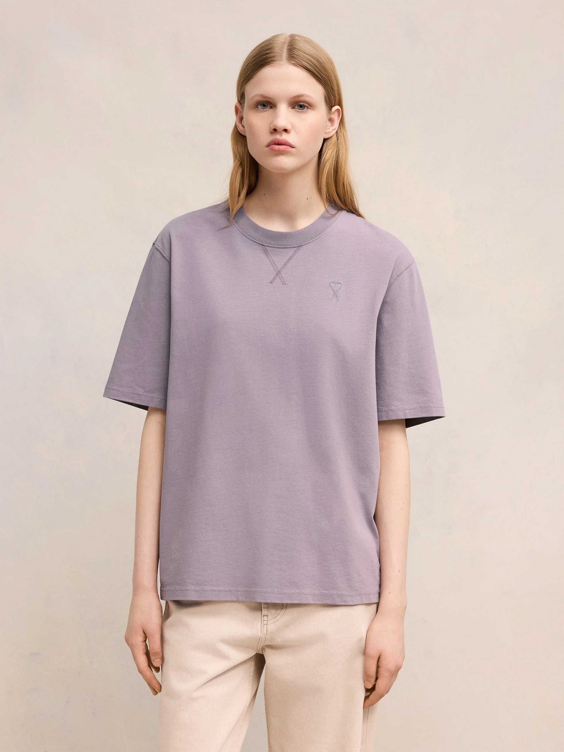 AMI PARIS - Oversized T-Shirt Ami De Coeur