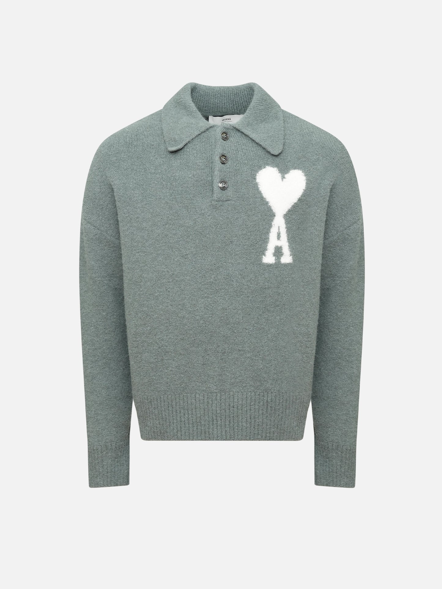 AMI PARIS - Pullover Ami De Coeur mit Polo-Kragen