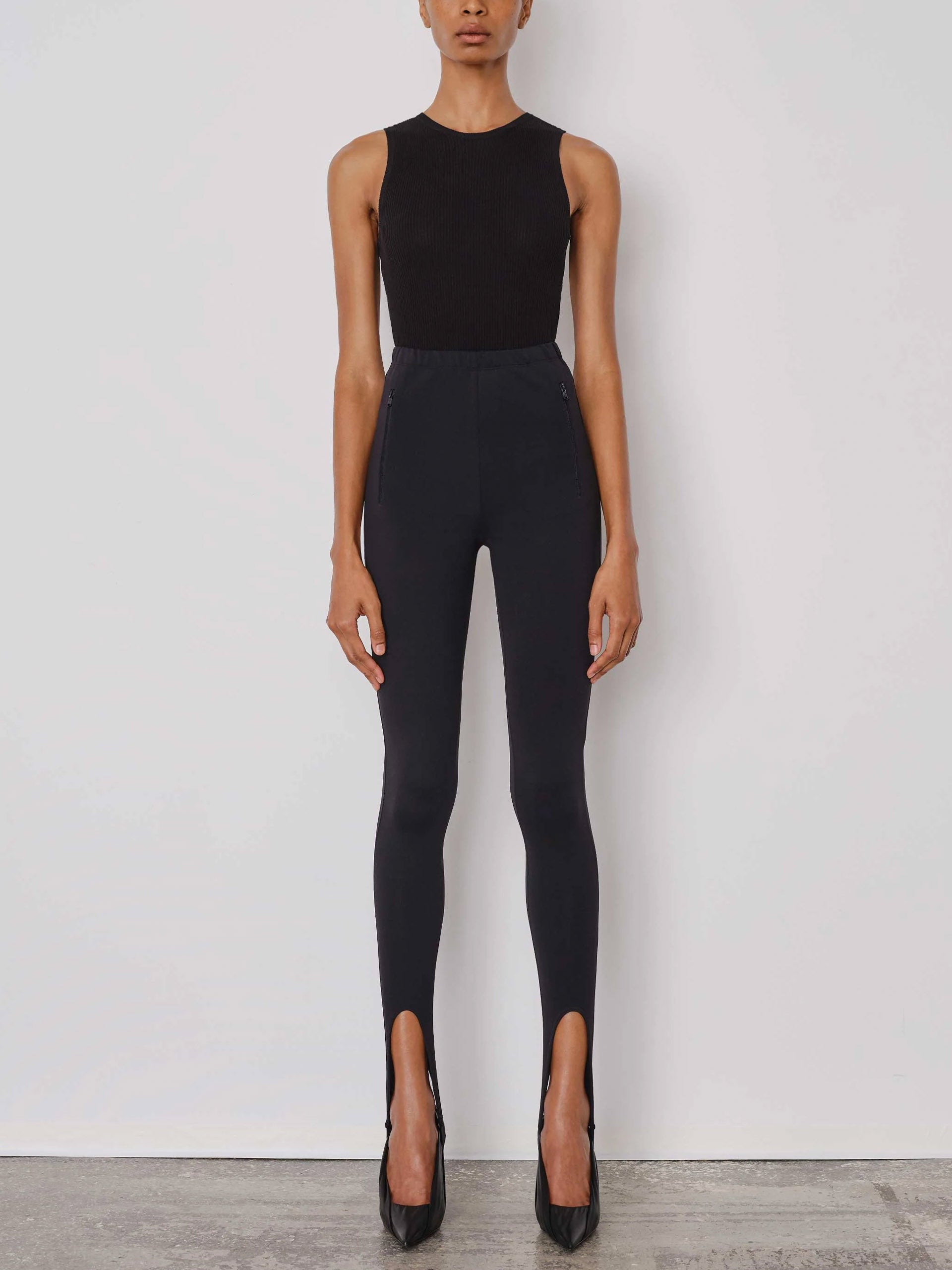 WARDROBE.NYC - Leggings Stirrup aus Viskose für Damen