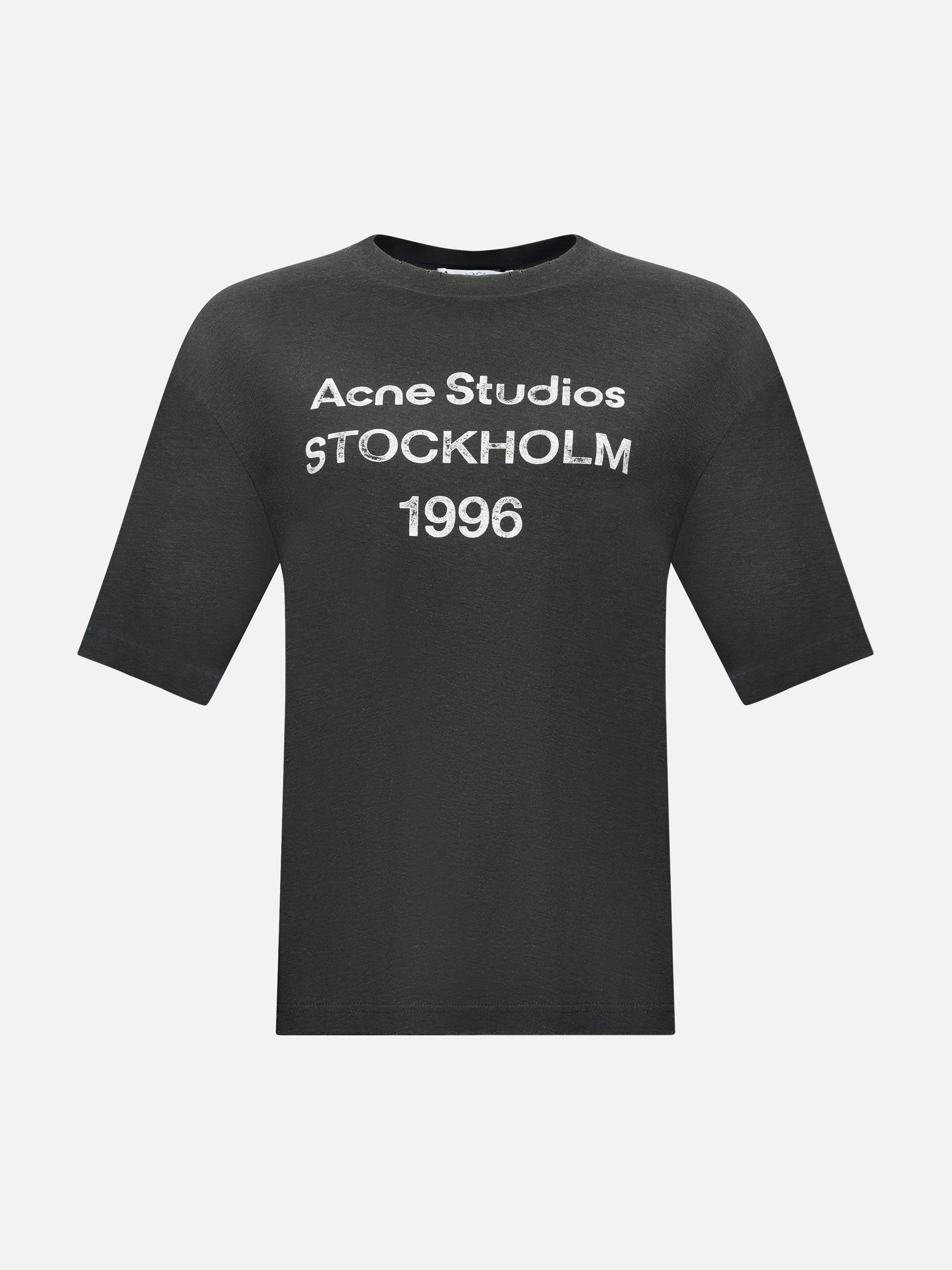 ACNE STUDIOS - T-Shirt mit Logo im Oversized-Fit