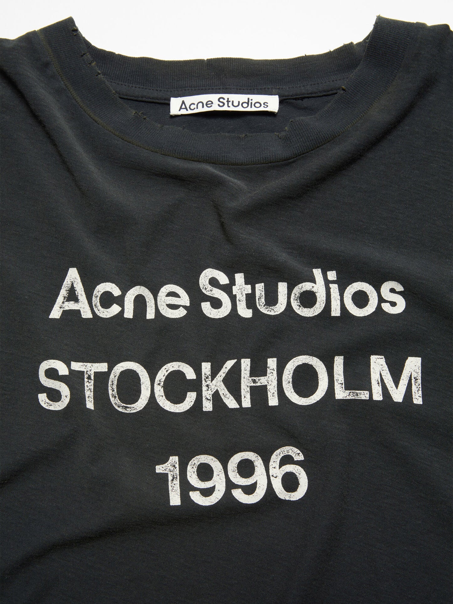 ACNE STUDIOS - T-Shirt mit Logo im Oversized-Fit