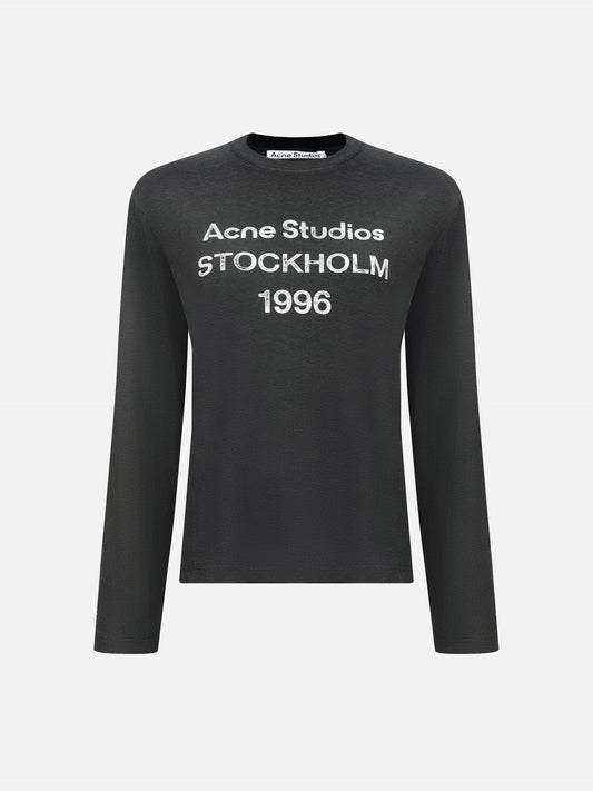 ACNE STUDIOS - Langarm-T-Shirt mit Logo für Damen