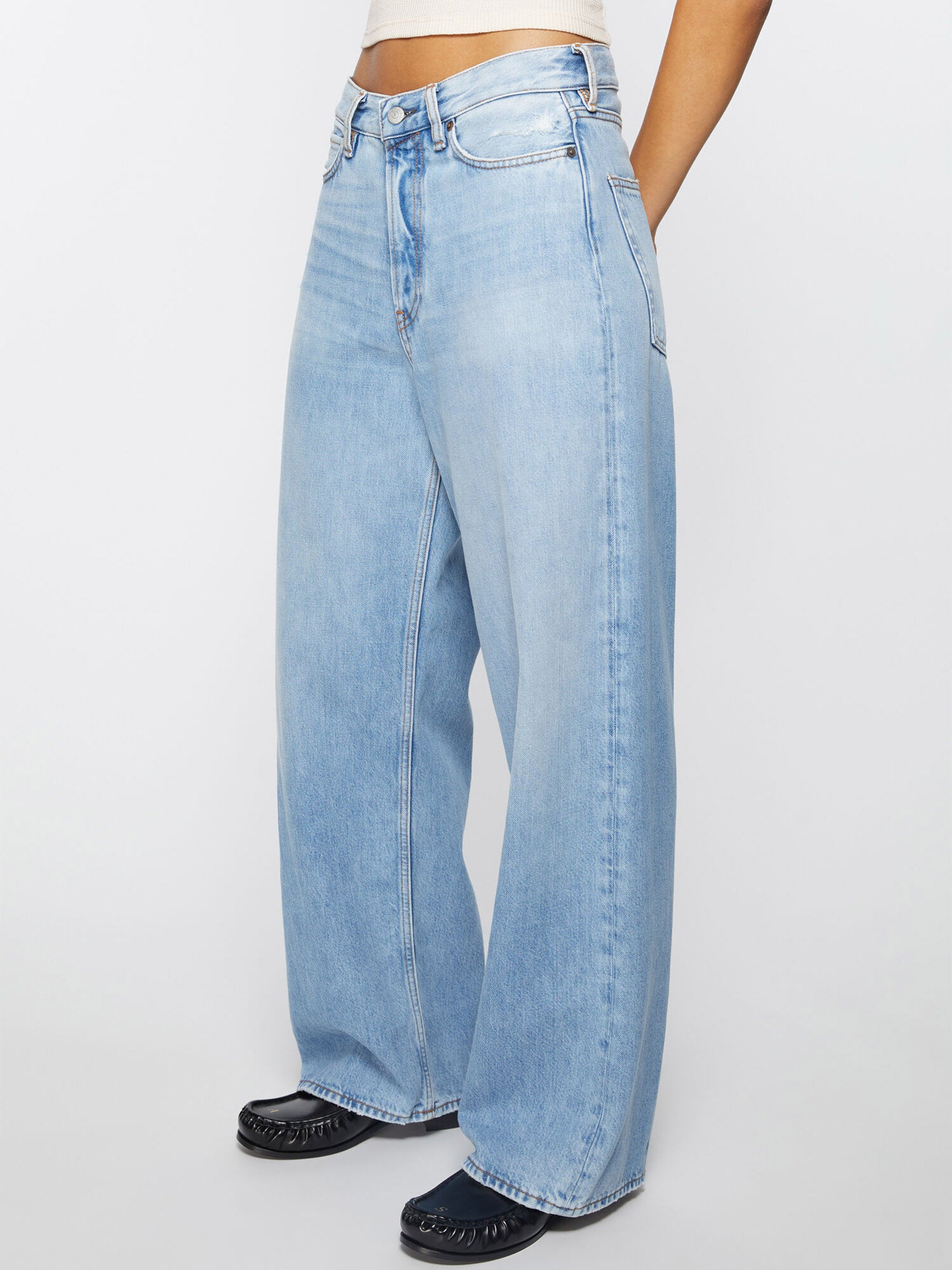 ACNE STUDIOS - Weite Low-Waist-Jeans für Damen