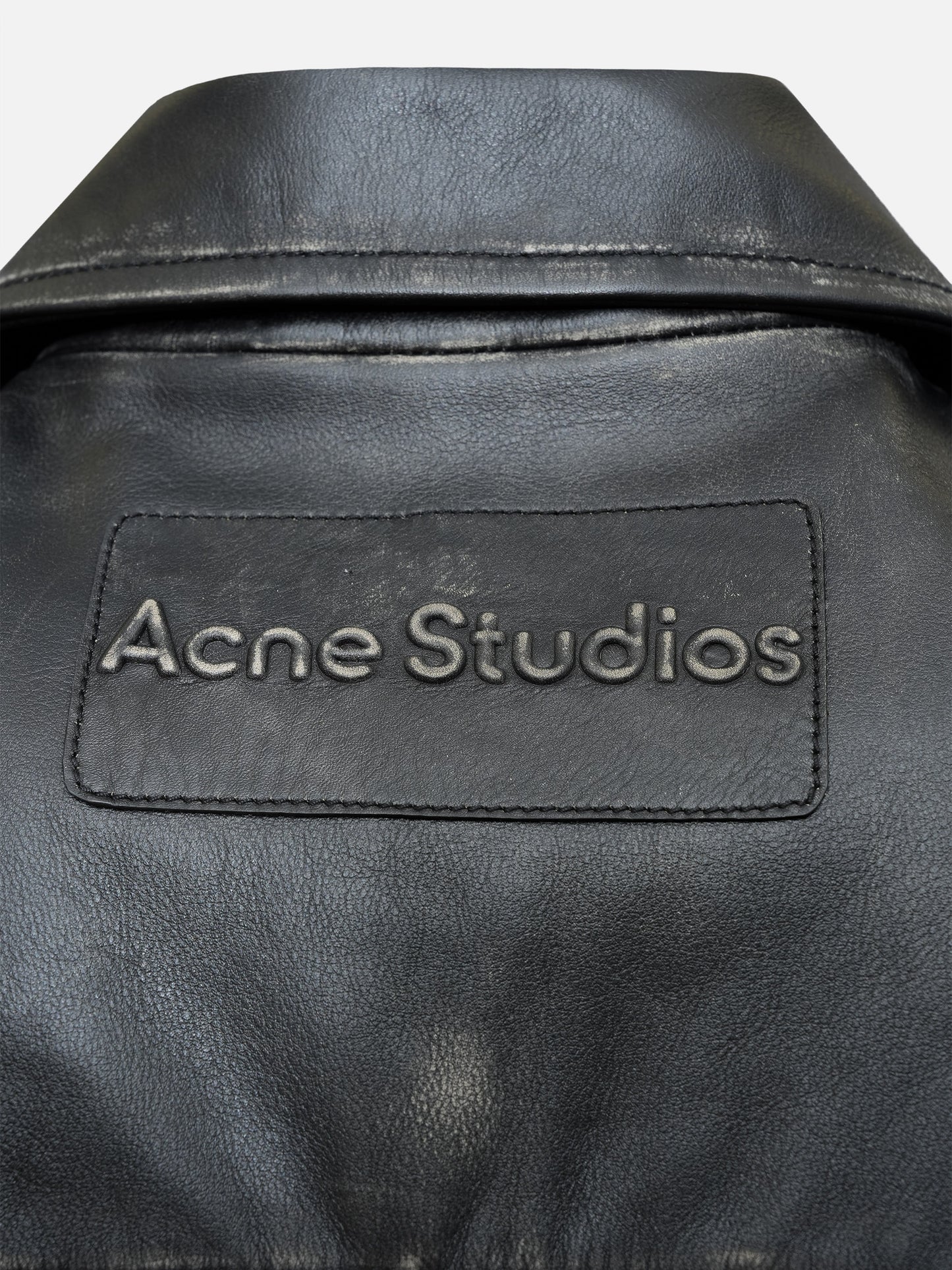 ACNE STUDIOS - Lederjacke mit Logo für Damen