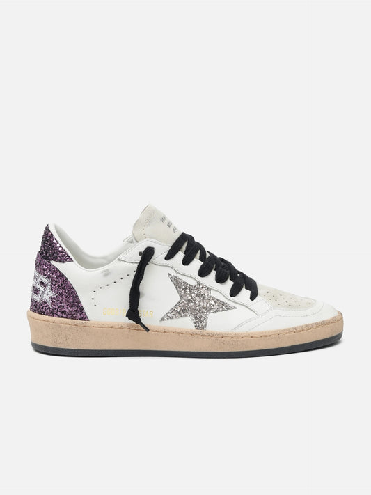 GOLDEN GOOSE - Sneaker Ball Star mit Glitzer-Details für Damen