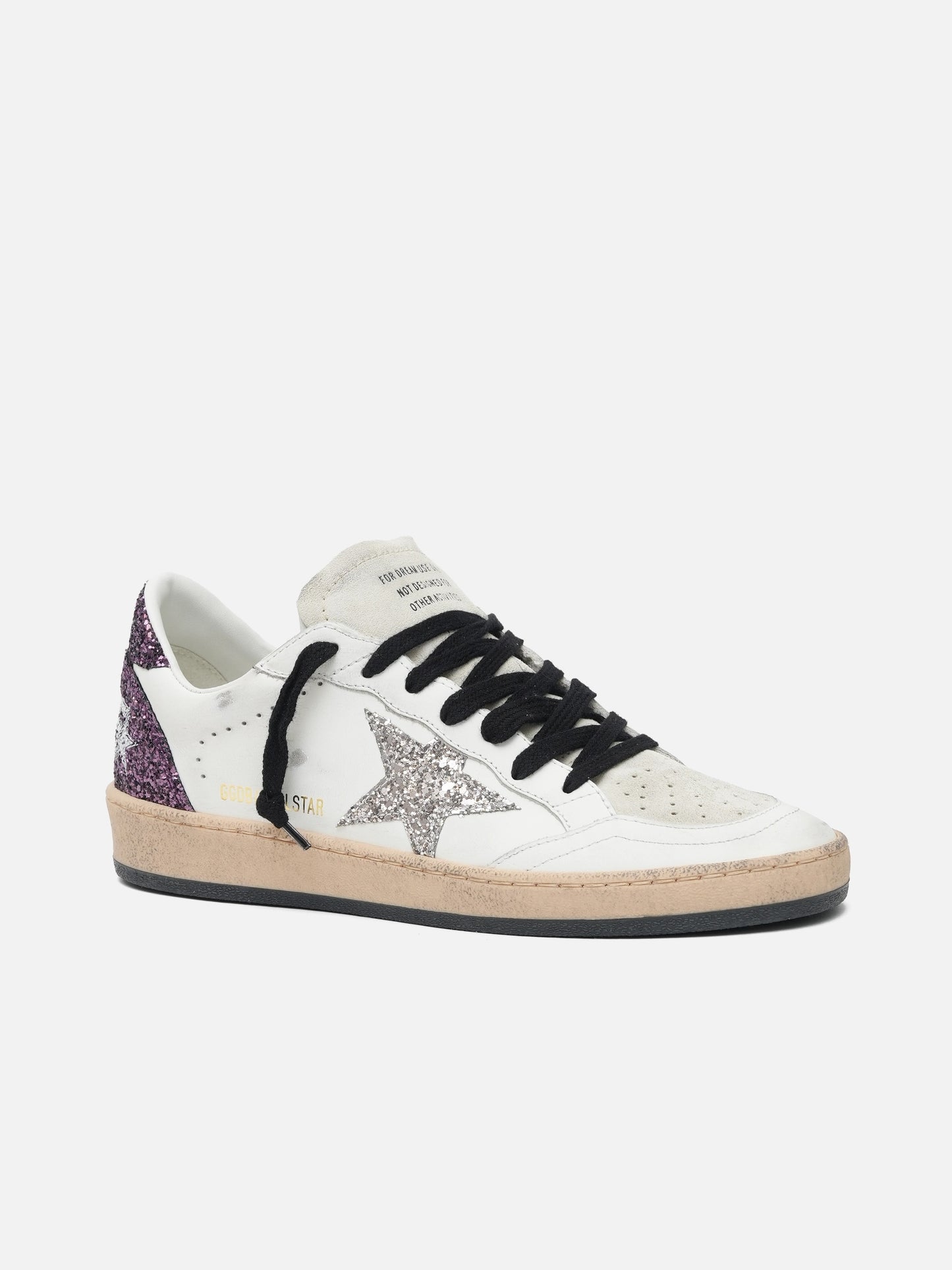 GOLDEN GOOSE - Sneaker Ball Star mit Glitzer-Details für Damen