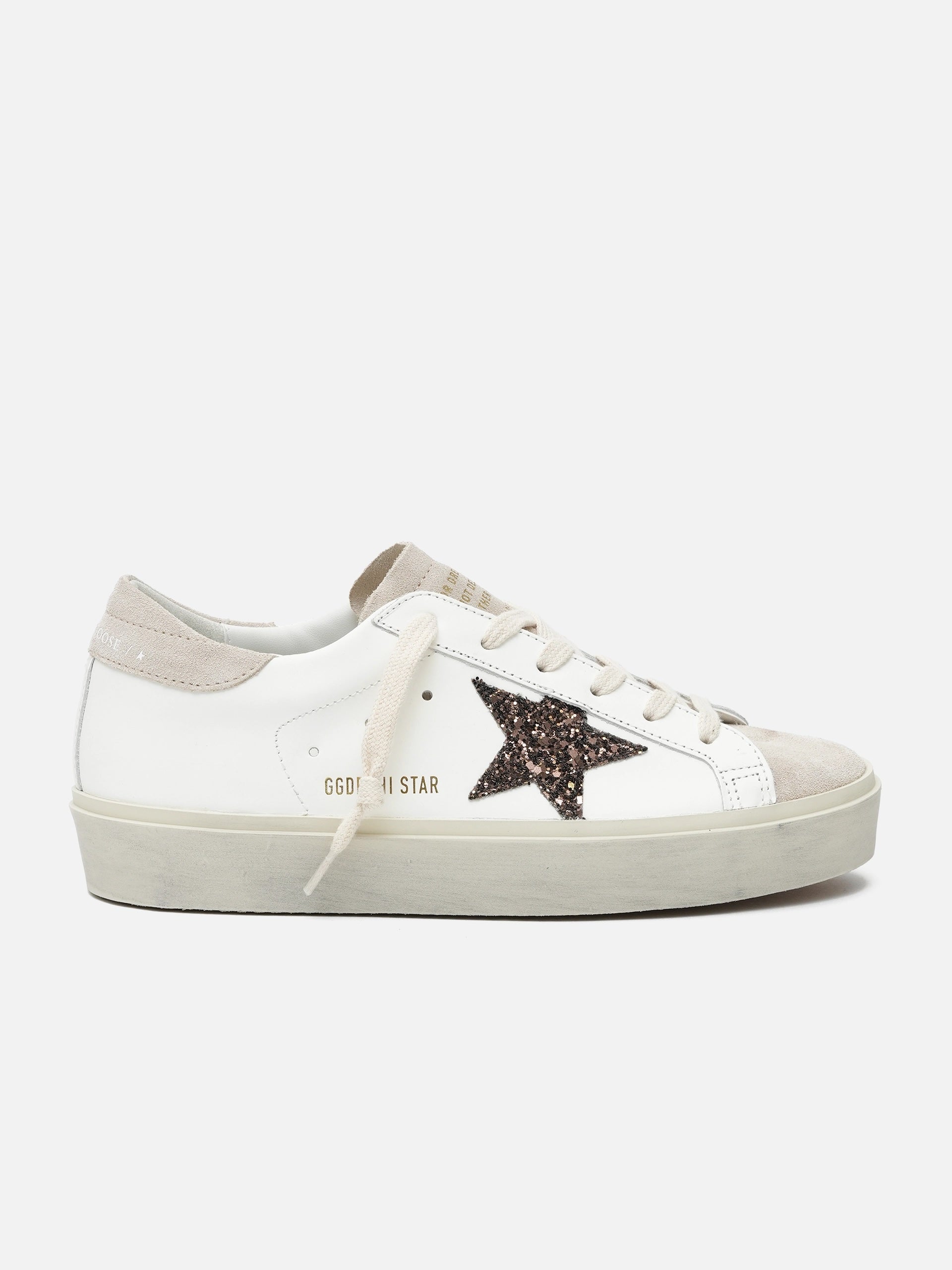 GOLDEN GOOSE - Sneaker Hi Star mit Glitzer-Stern für Damen