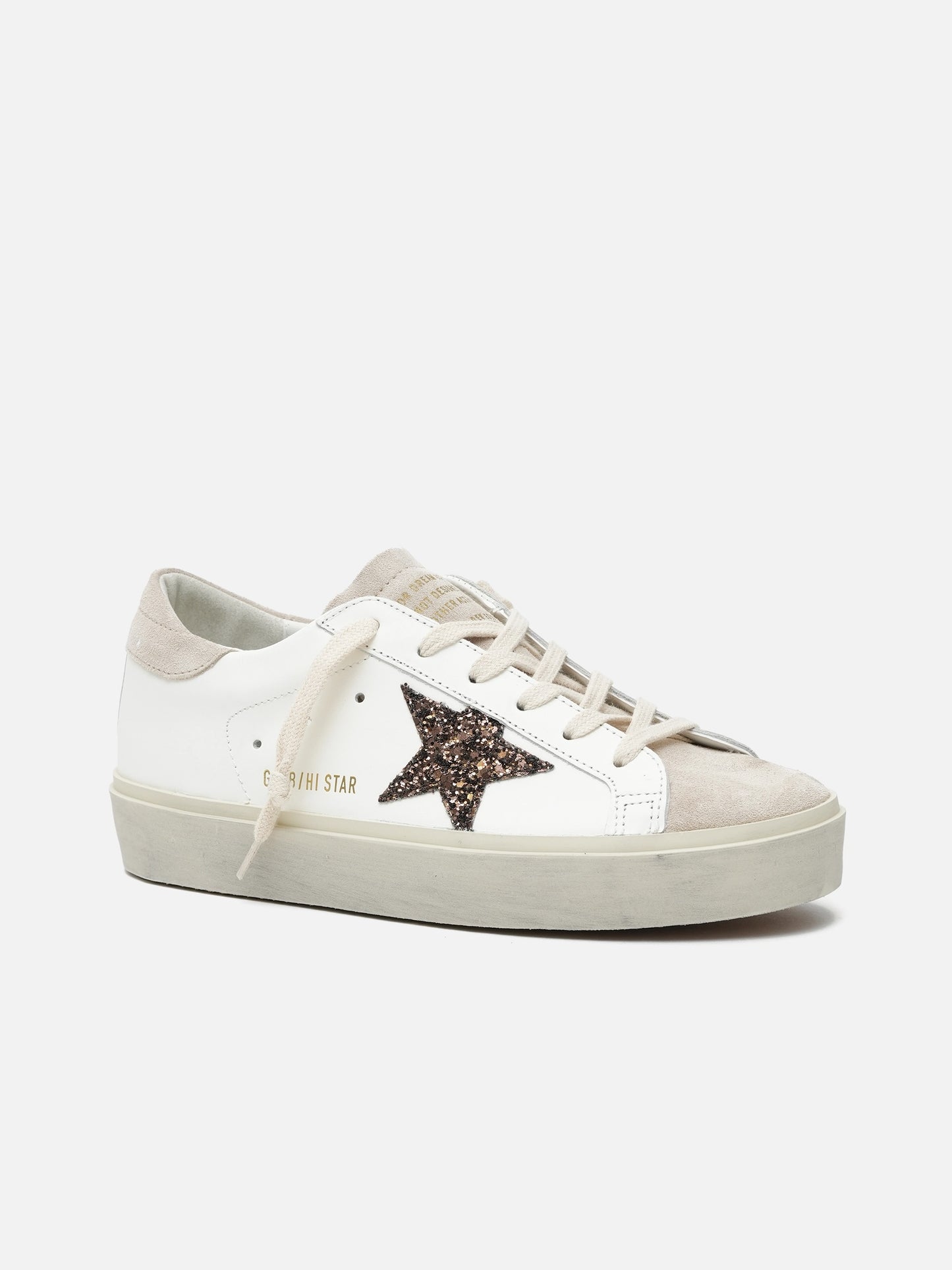 GOLDEN GOOSE - Sneaker Hi Star mit Glitzer-Stern für Damen