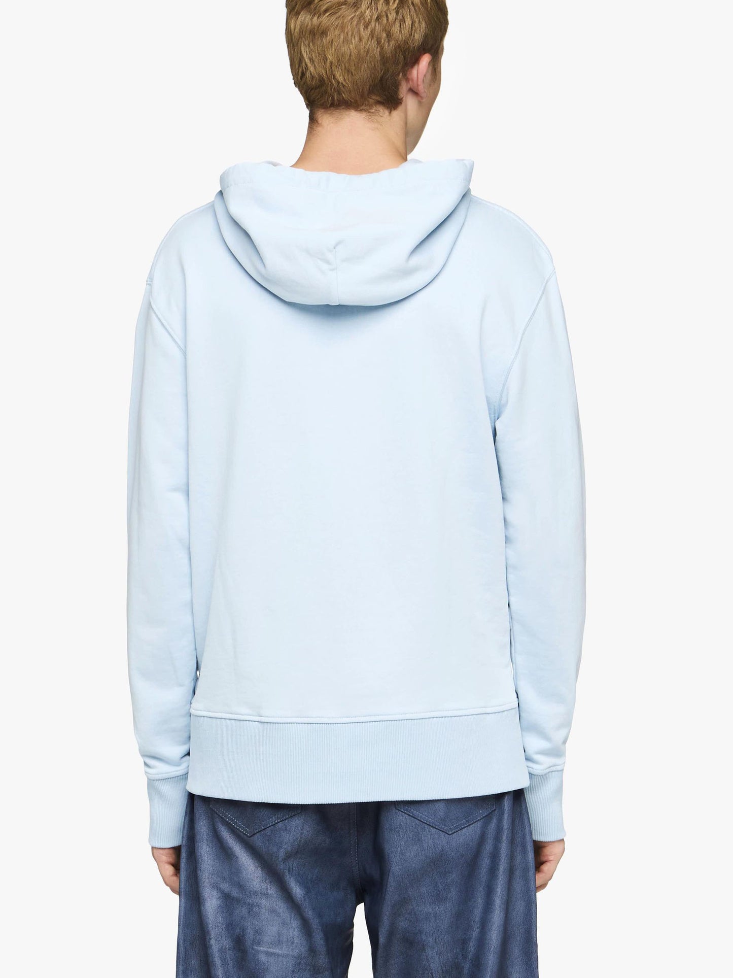 JW ANDERSON - Hoodie mit Logo-Stickerei Hellblau - Light blue