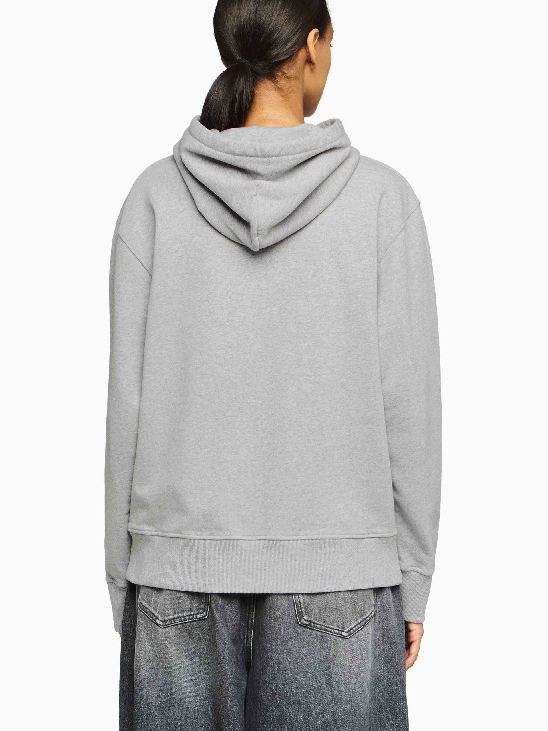 JW ANDERSON - Hoodie mit Logo-Stickerei Grau Melange - Grey Melange